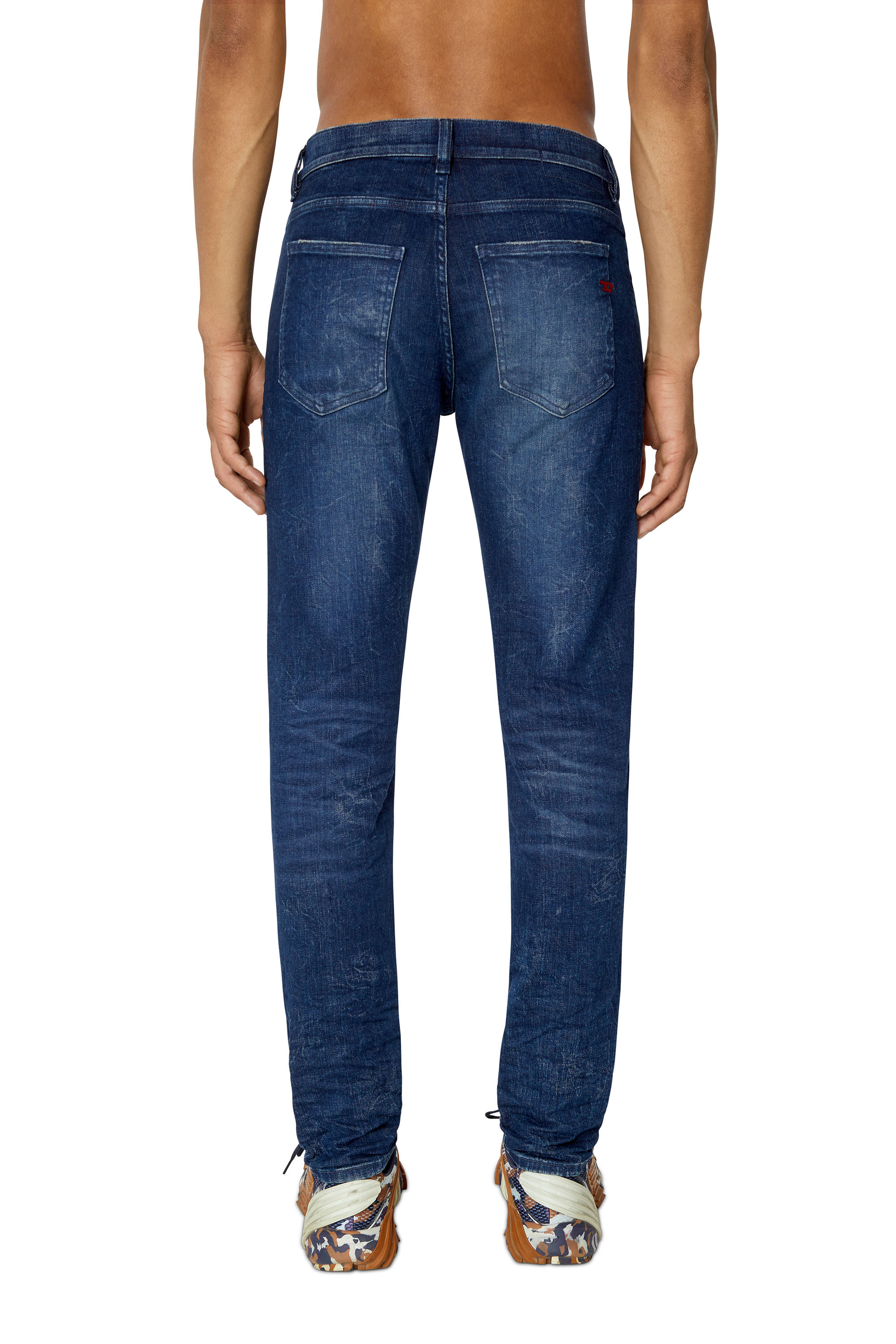 Diesel - 2019 D-Strukt 09F54 Slim Jeans, Dunkelblau - Image 2