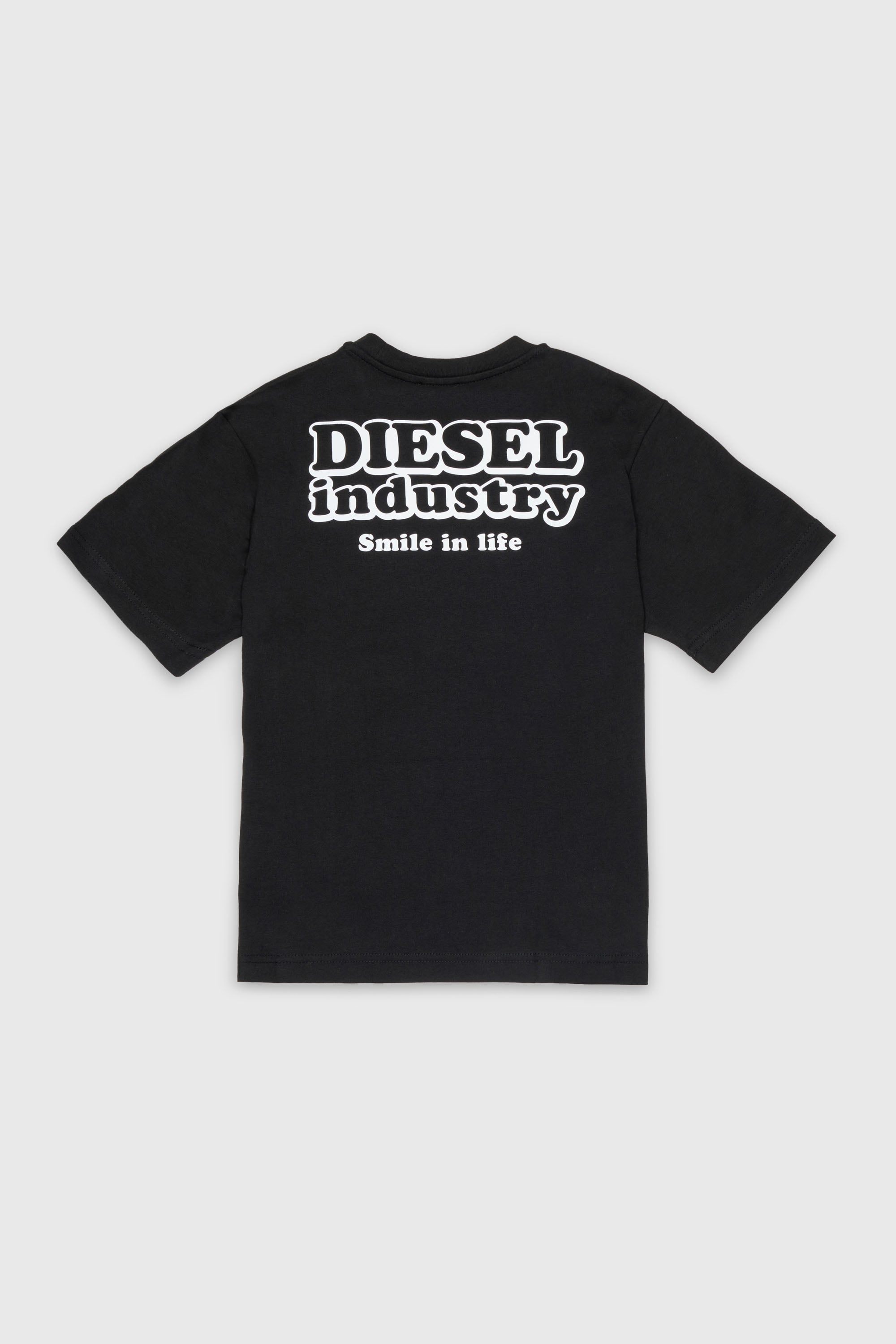 Diesel - TLODIM OVER, Herren T-shirt mit Diesel Industry Print in Schwarz - 2
