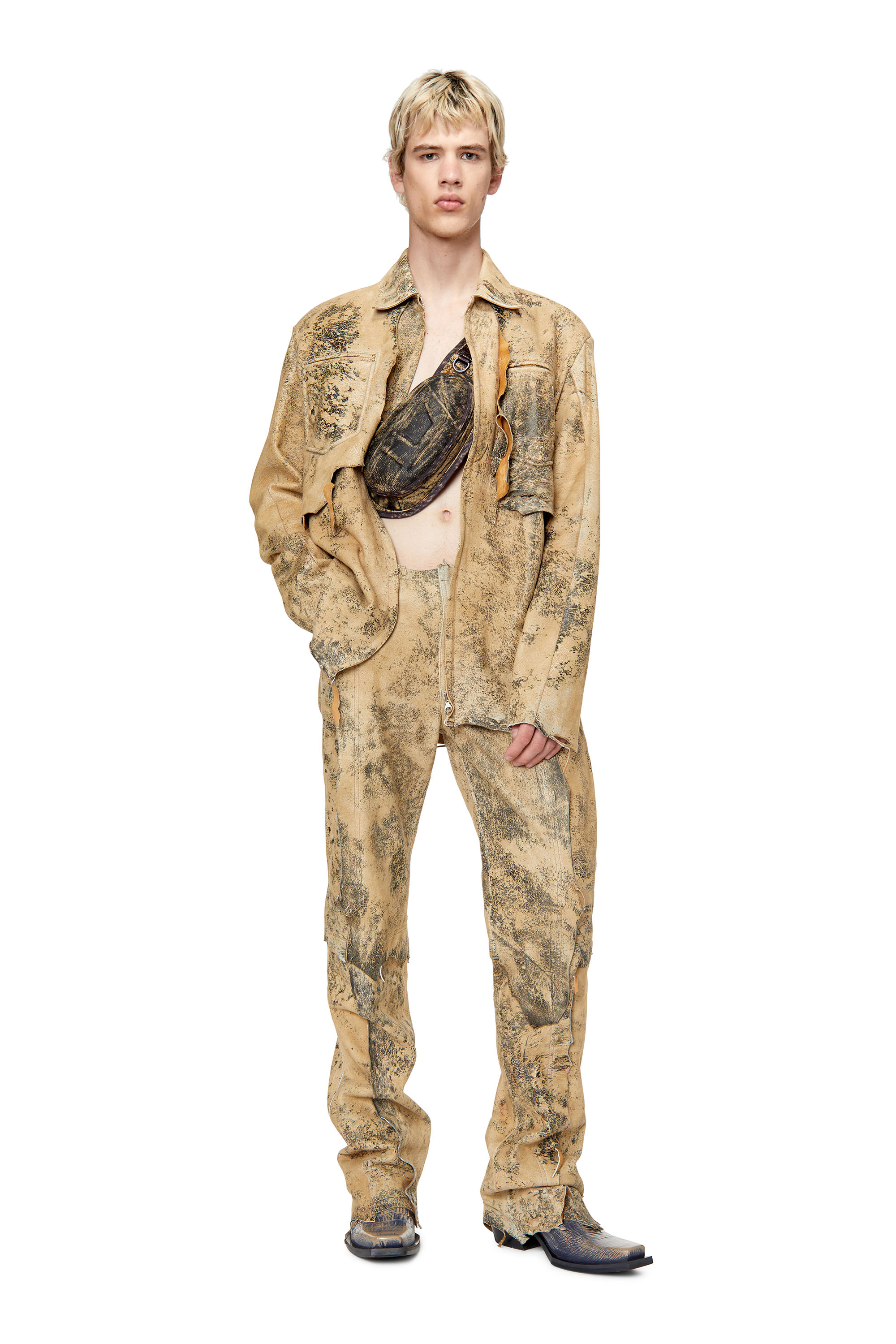 Diesel - P-SAVAGE, Beige/Schwarz - Image 2