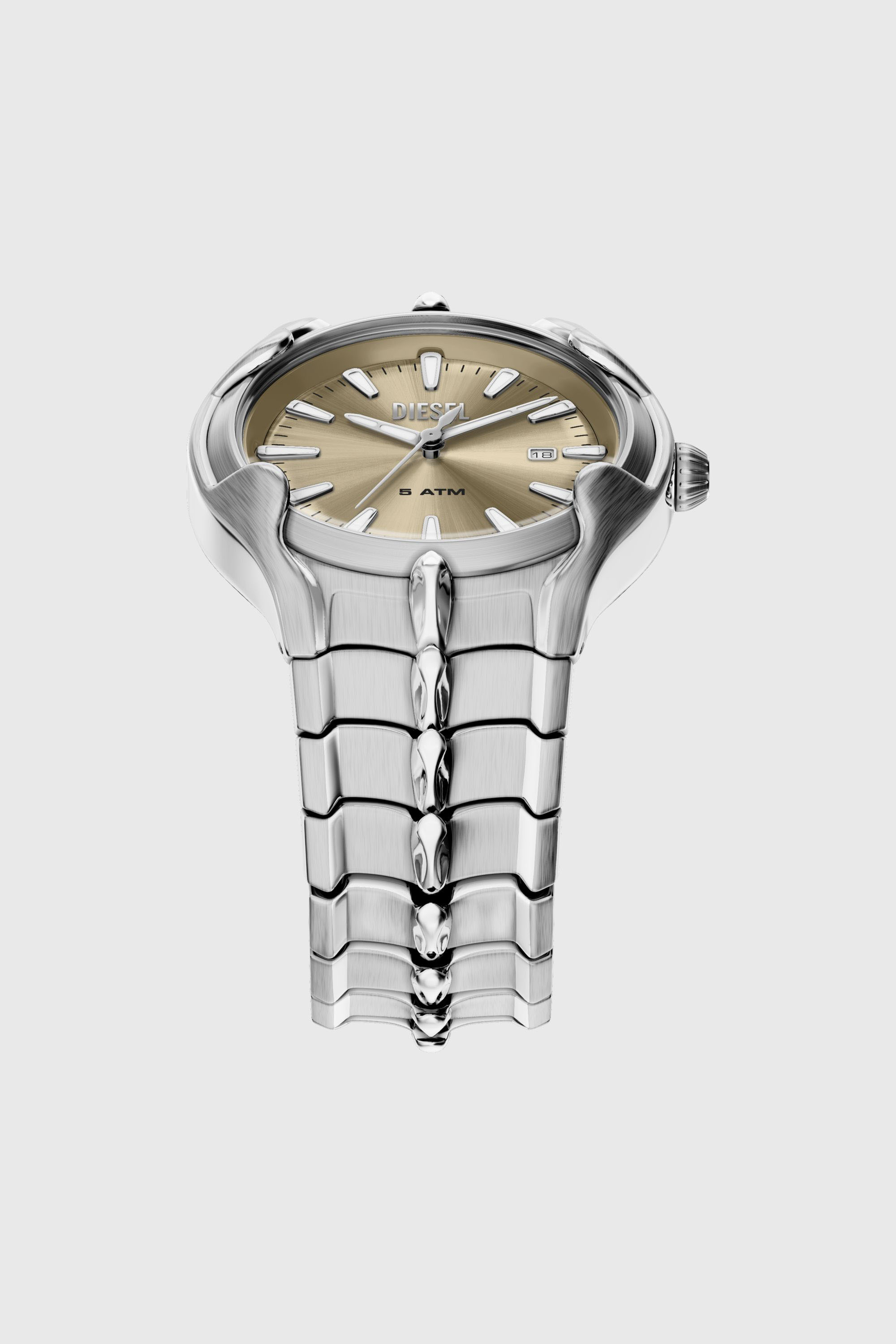 Diesel - DZ2234 WATCH, Herren Vert Drei Edelstahlarmbanduhr in Silber - 4
