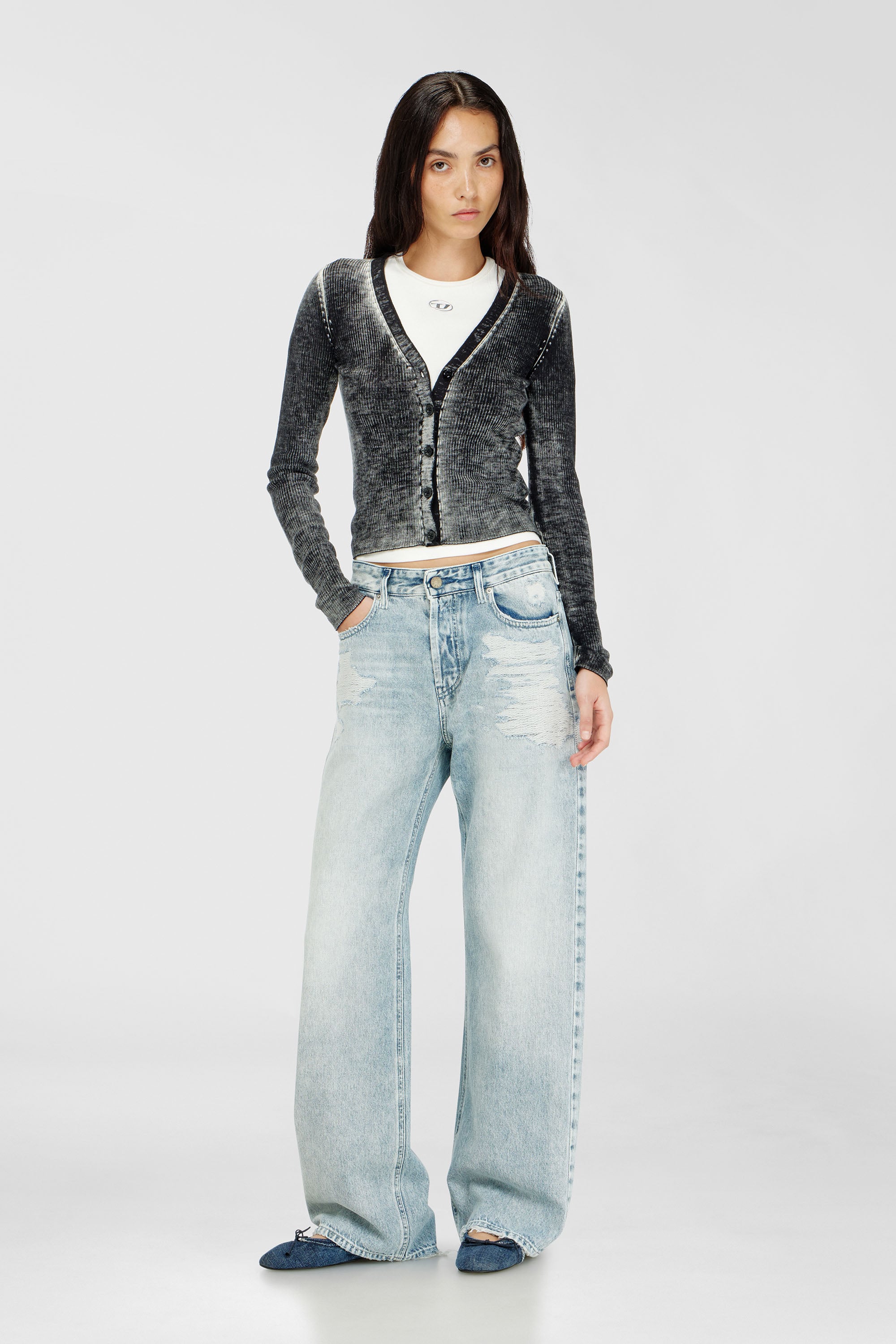 Diesel - Damen Relaxed Jeans 1990 D-Waigee 09R51, null - 1
