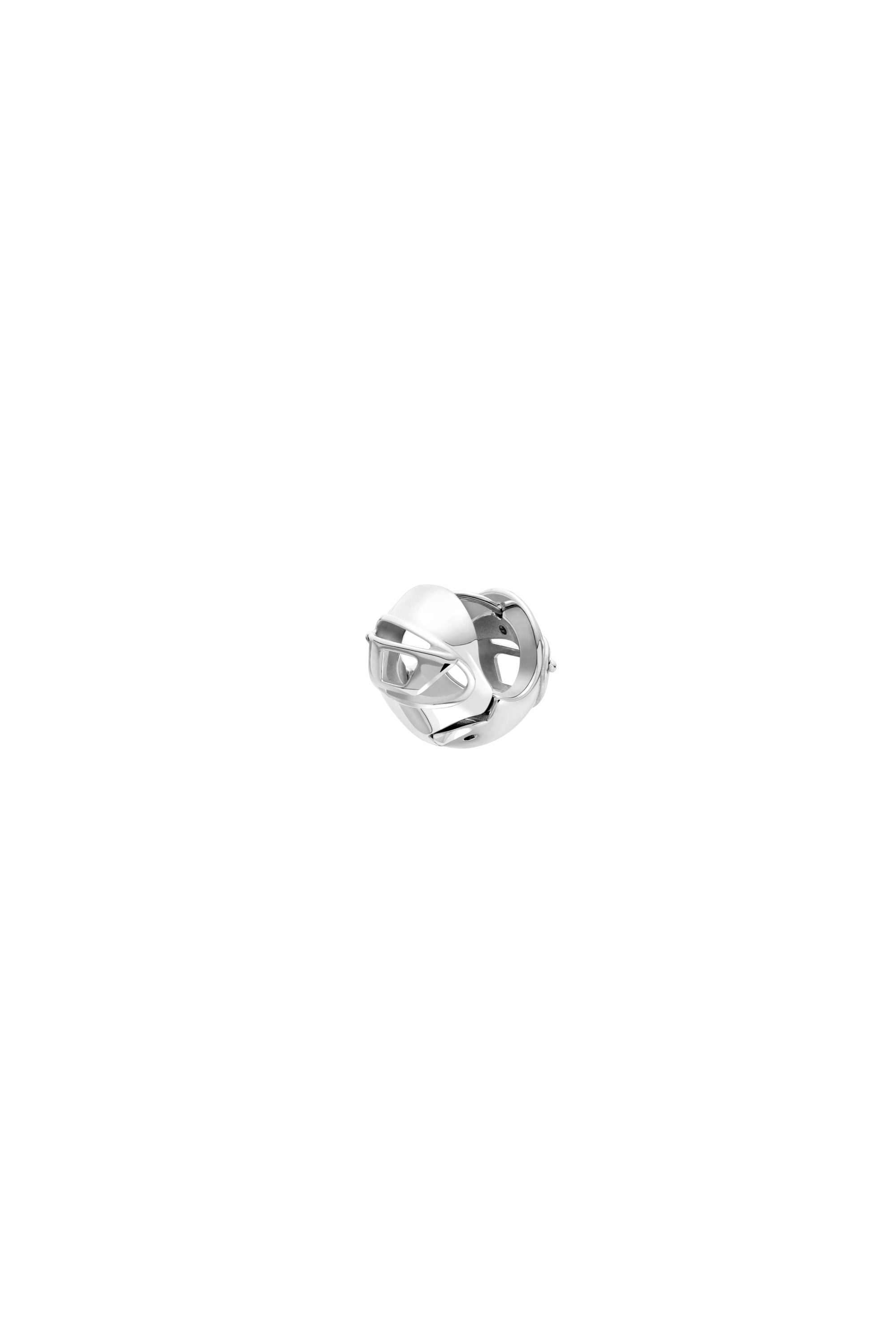 Diesel - DX1718040, Unisex Creole aus Edelstahl in Silber - 1