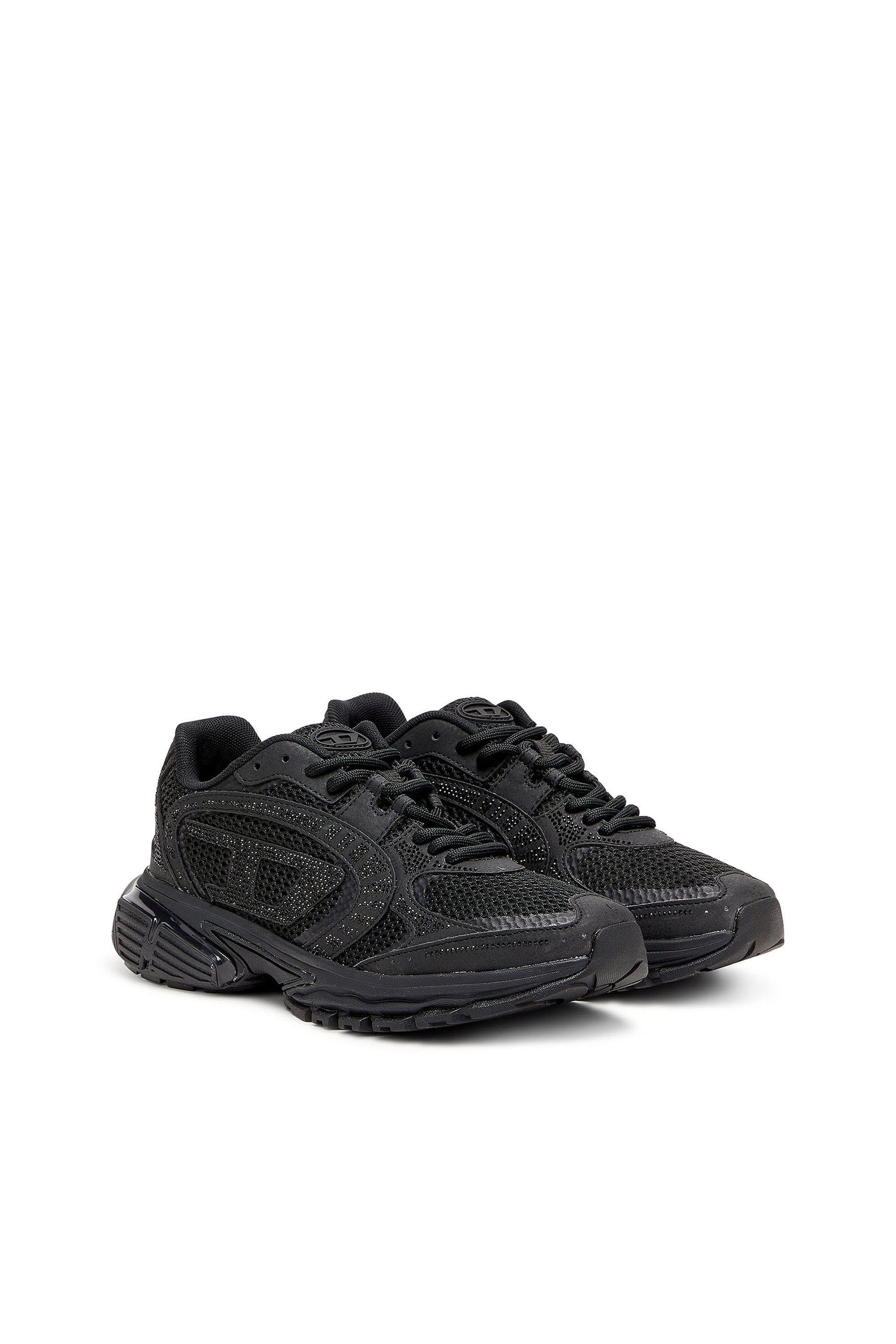 Diesel - S-PRO-V-DENSE LOW W, Damen S-Pro-V-Dense - Mesh-Sneaker mit Kristallen in Schwarz - 2