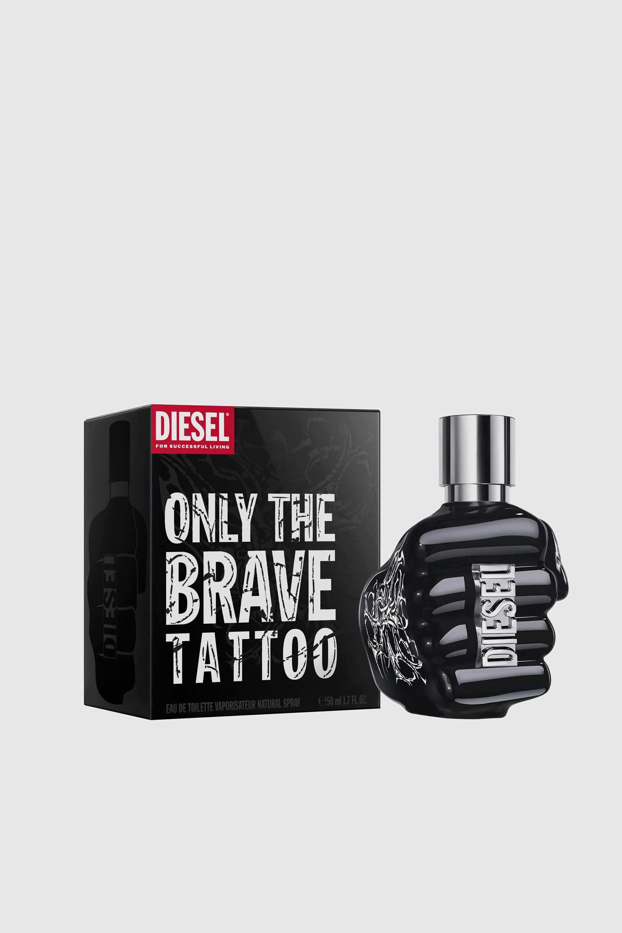 Diesel - ONLY THE BRAVE TATTOO 50 ML, Man's Only The Brave Tattoo 50ml, 1.7 FL.OZ., Eau de Toilette in Black - 2