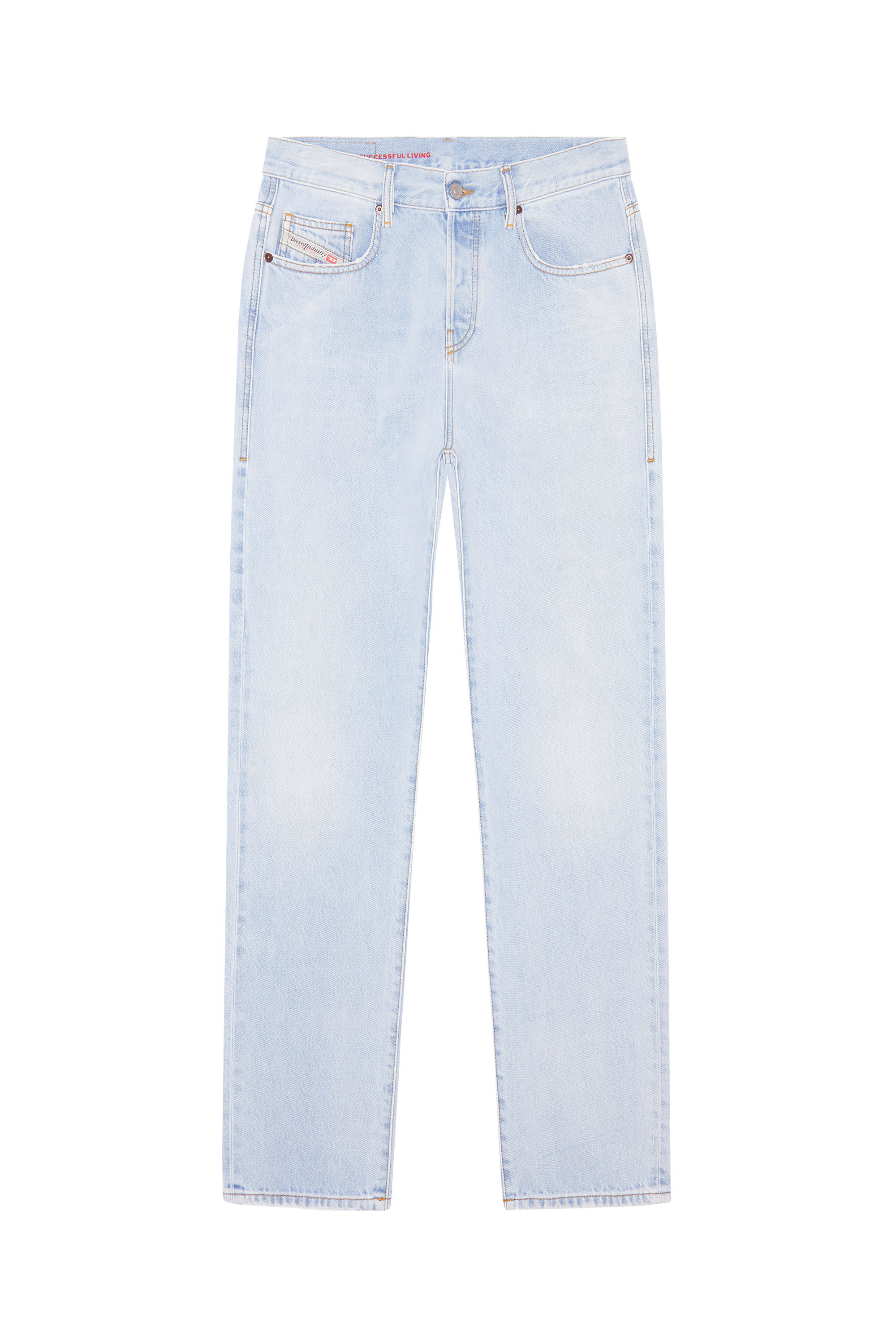 Diesel - 2020 D-Viker 007C3 Straight Jeans, Hellblau - Image 6
