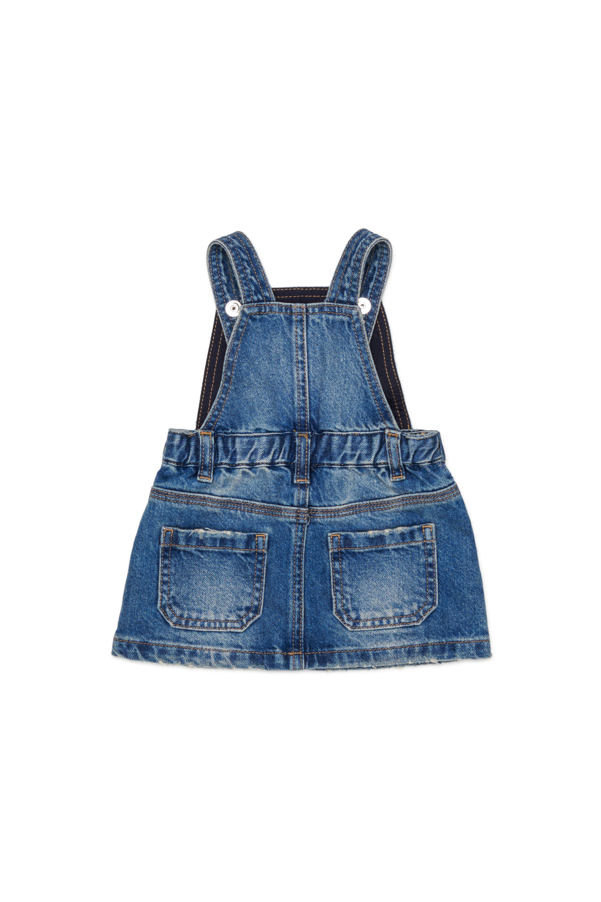 Diesel - JUMIB, Damen Denim-Latzkleid in Mittelblau - 2