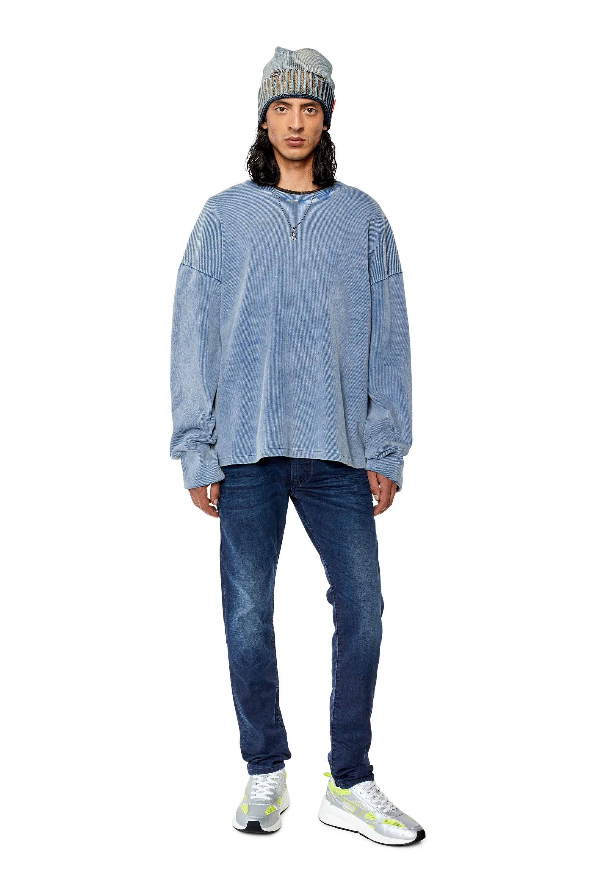 Diesel - Krooley JoggJeans® 068FB Tapered, Dunkelblau - Image 4