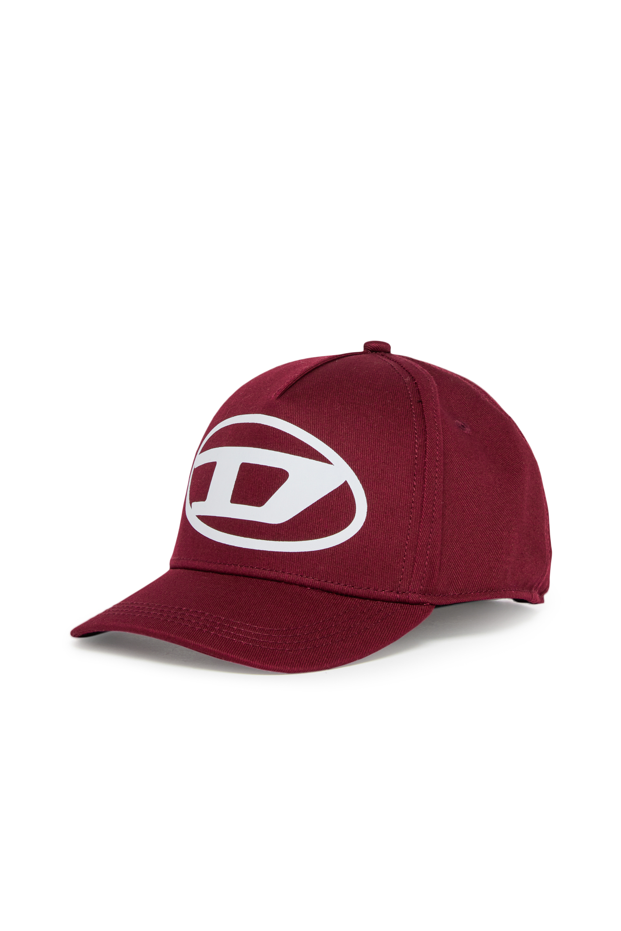 Diesel - FLIMO, Herren Baseballcap mit Oval D Logo-Print in Rot - 1