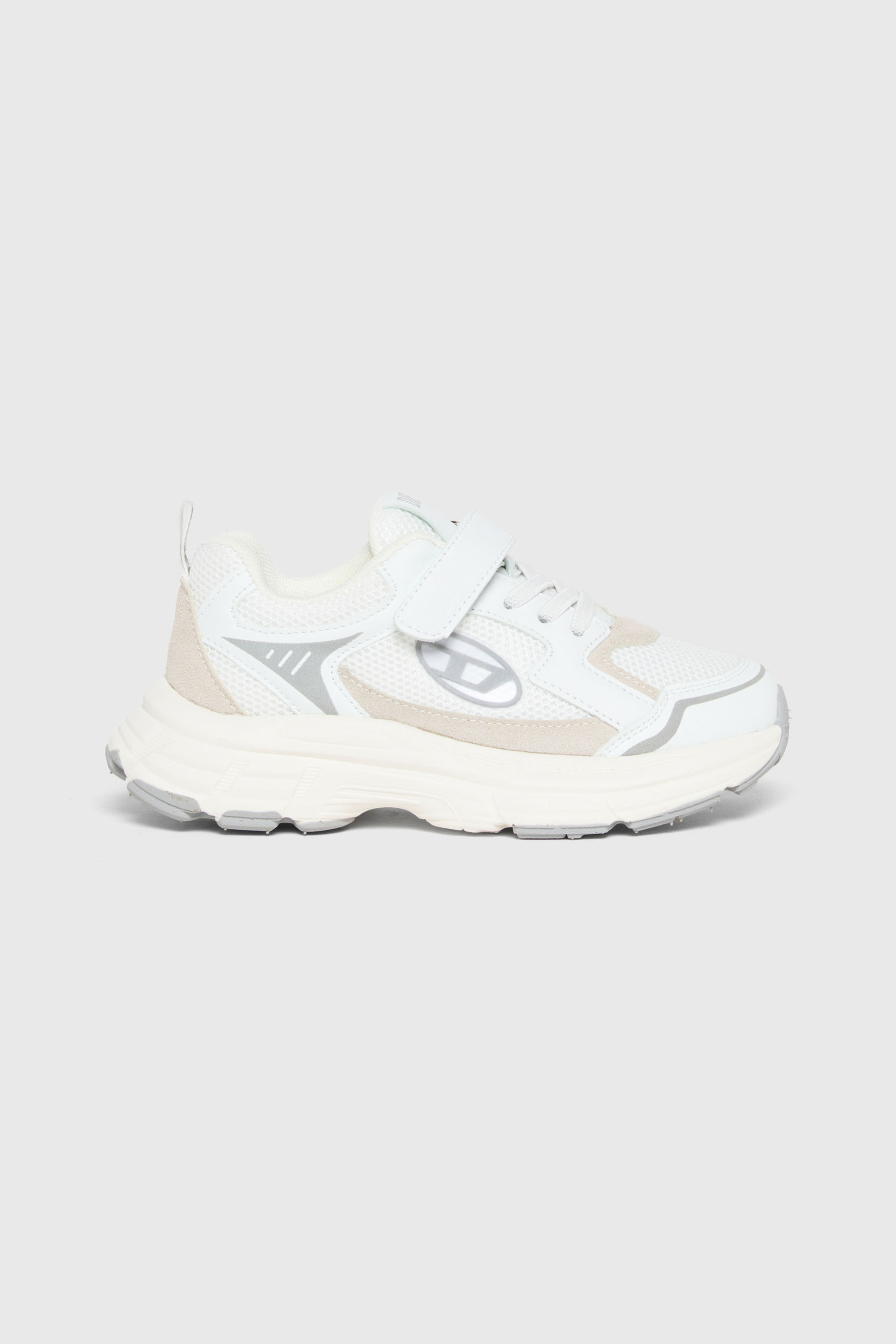 Diesel - S-RUNVINRI-VEL, Unisex S-Runvinr- Sneakers aus Mesh und Stoff in Wei&szlig; - 1