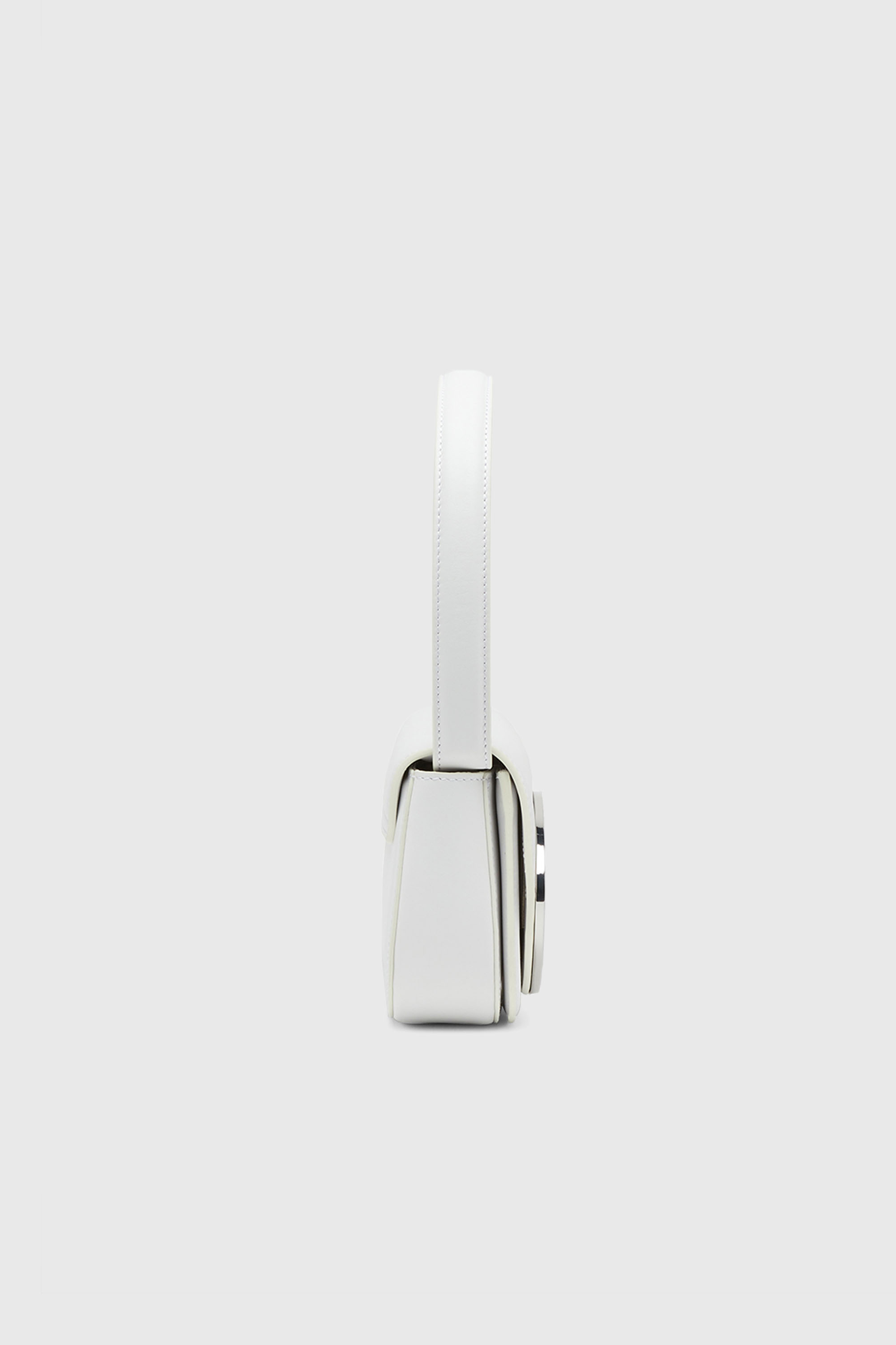 Diesel - 1DR, Woman's 1DR-Iconic shoulder bag in nappa leather in White - 5