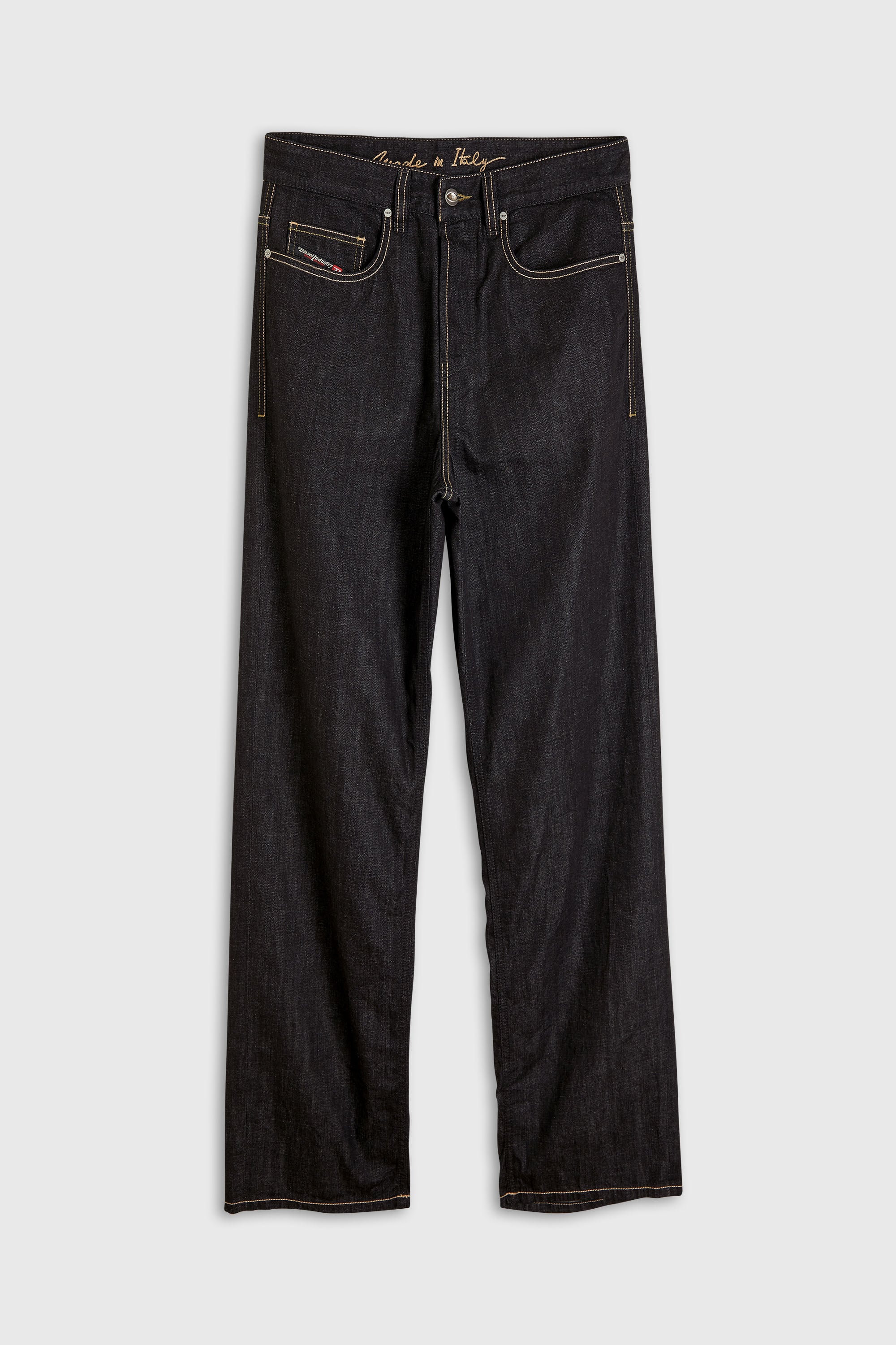 Diesel - Herren Relaxed Jeans 2001 D-Macro 09R42, Schwarz/Dunkelgrau - 2