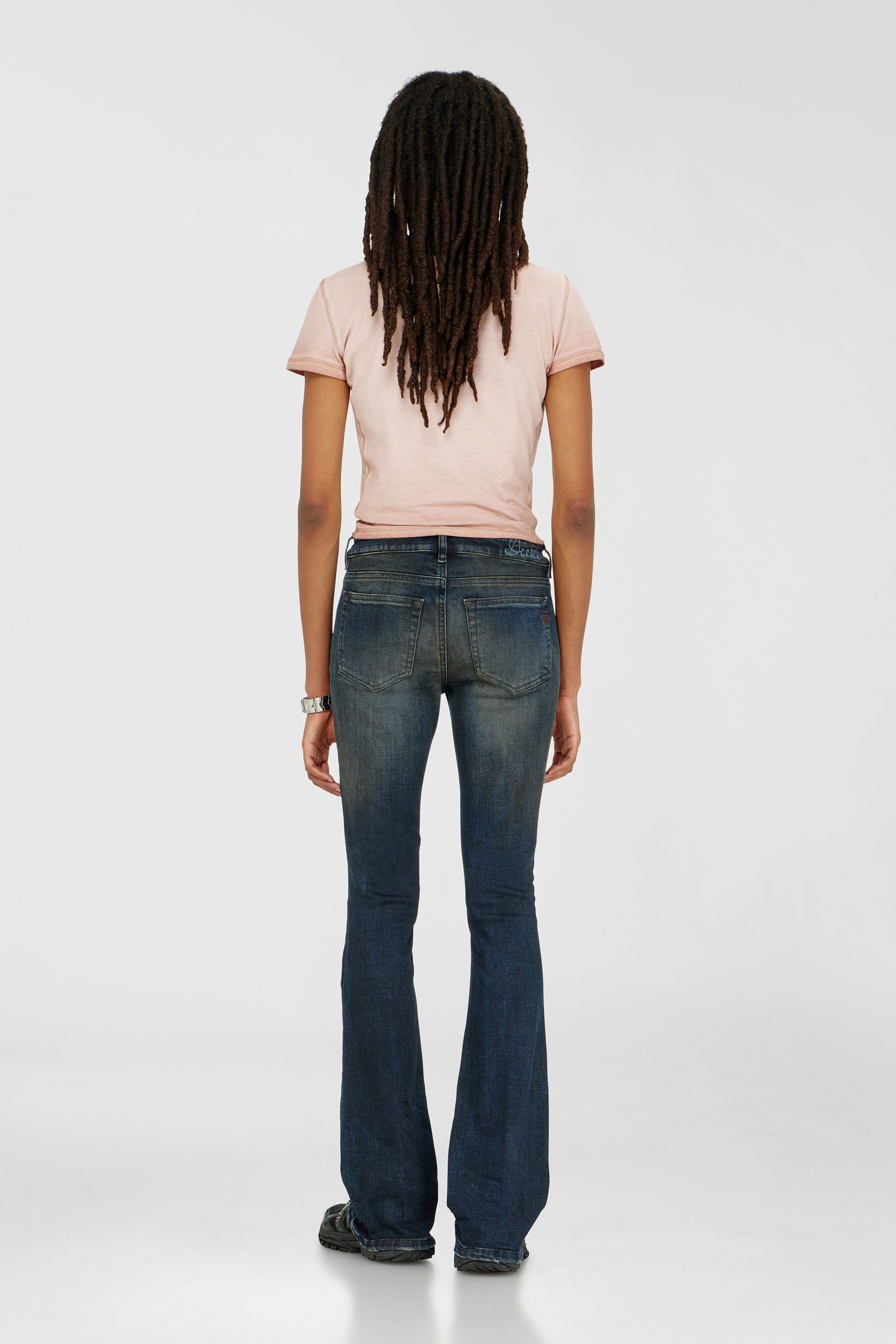Diesel - Damen Bootcut Jeans 1969 D-Ebbey 09P69, Dunkelblau - 3