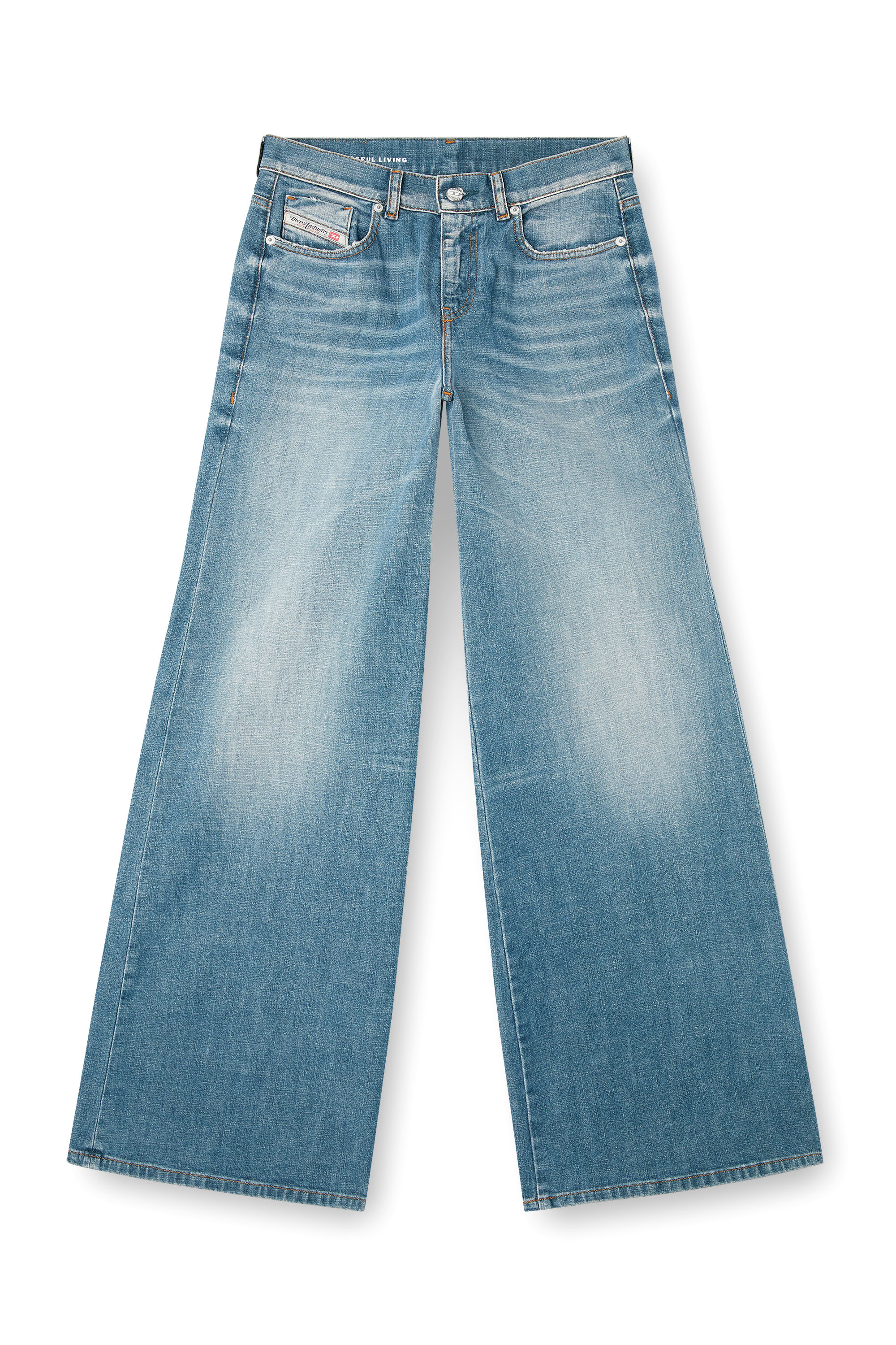Diesel - Damen Flare Jeans 1978 D-Akemi 09M58, Mittelblau - 2