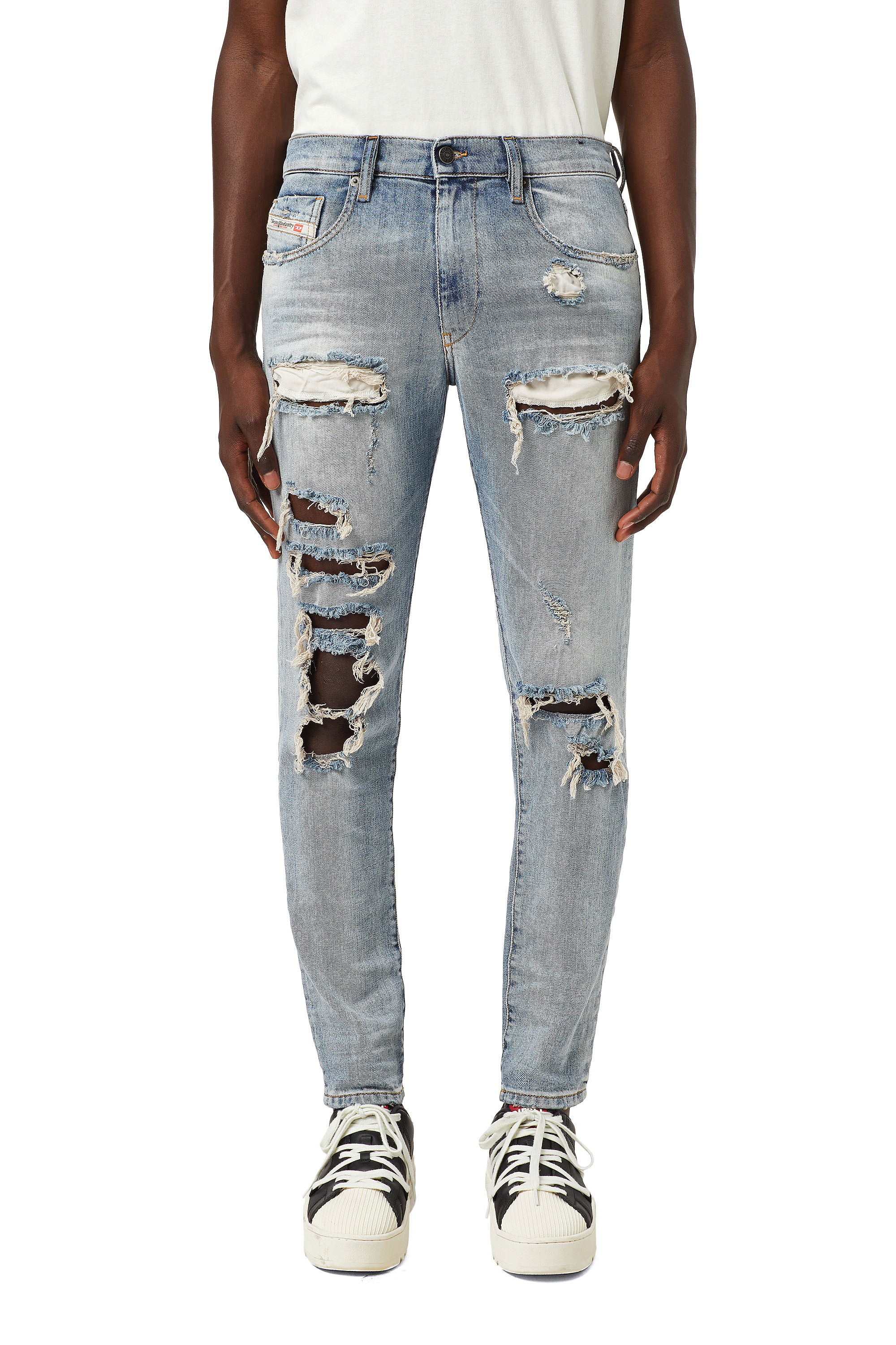D-Strukt 09B40, Hellblau - Jeans