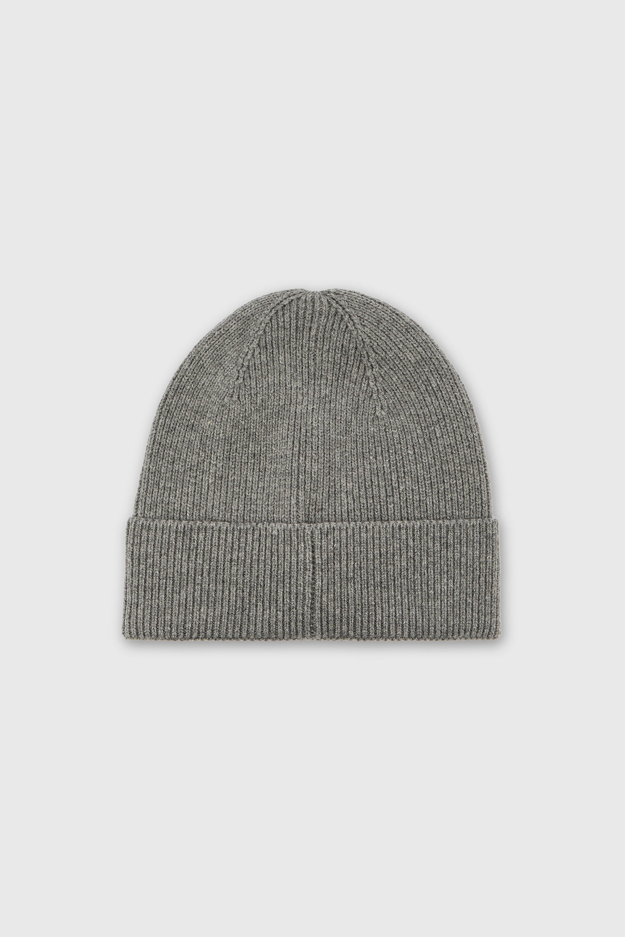 Diesel - K-CODER-FULLY B, Unisex Gerippte Beanie-M&uuml;tze mit D-Stickerei in Grau - 2