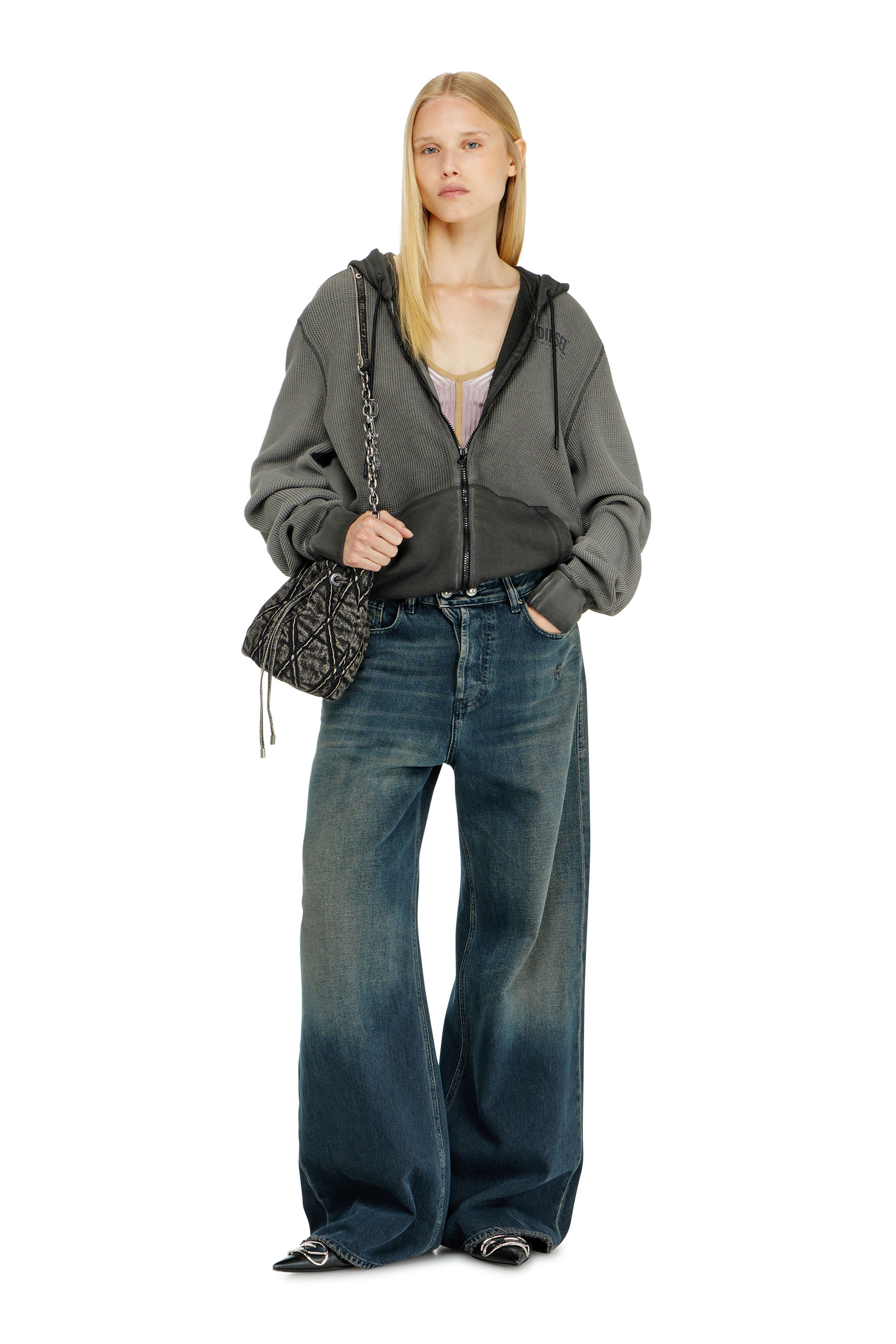 Diesel - Unisex Relaxed Jeans 1996 D-Sire 09N67, Dunkelblau - 1