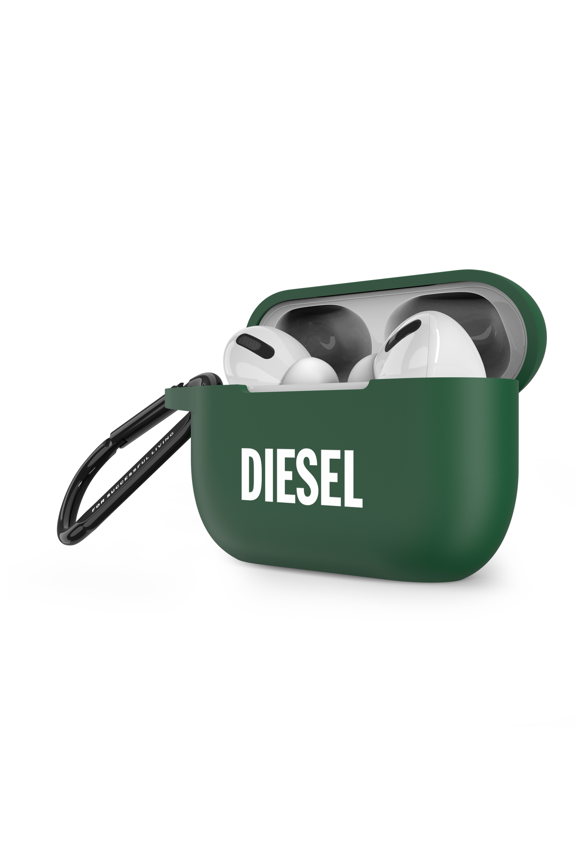 Diesel - 49671 MOULDED CASE, Unisex Silikon Airpod-Etui für AirPods Pro in Grün - 3