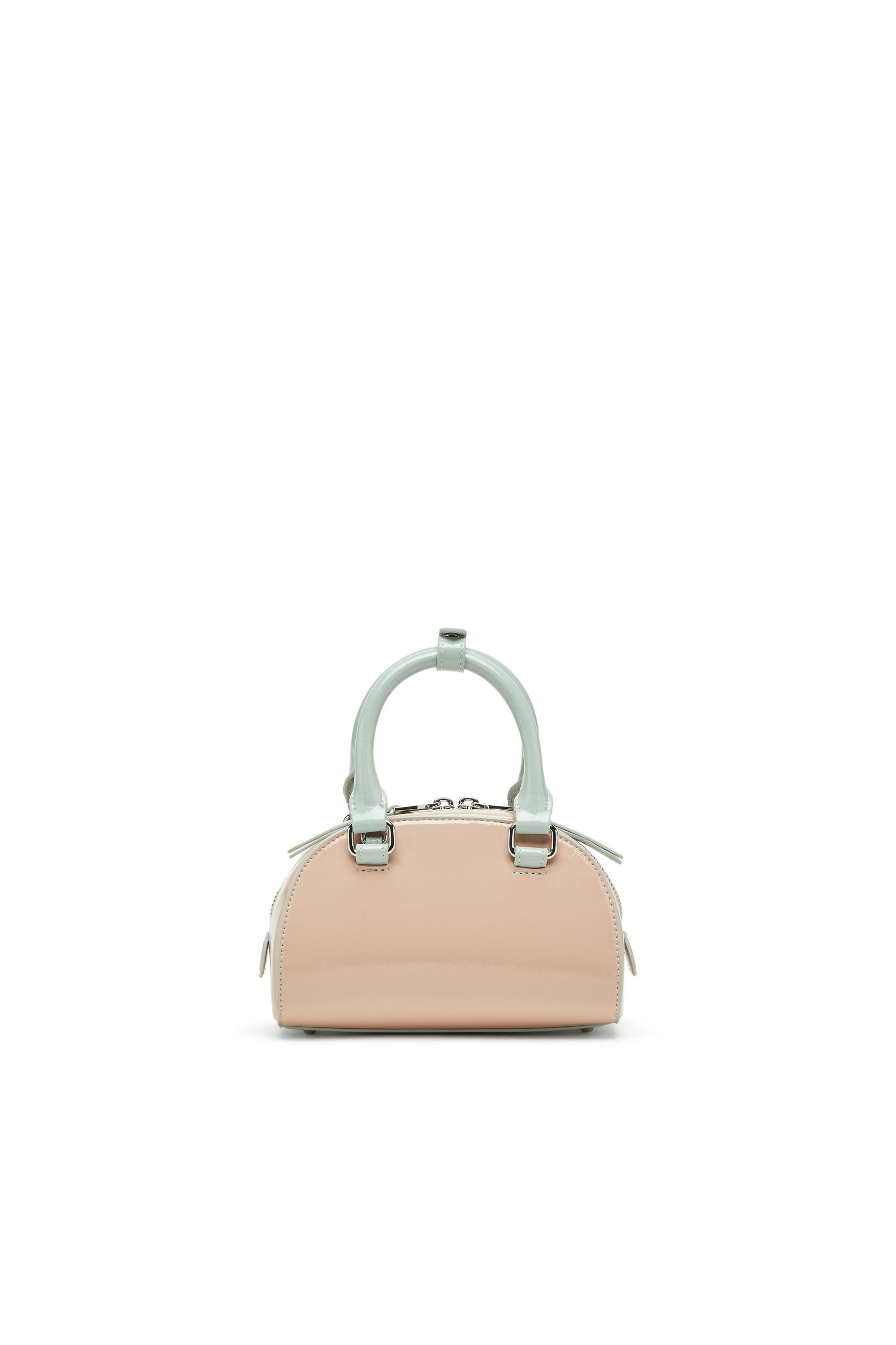Diesel - 1DR DOME CROSSBODY, Damen 1DR Dome-Mini-Bowlingtasche mit Naplak-Effekt in Rosa - 2