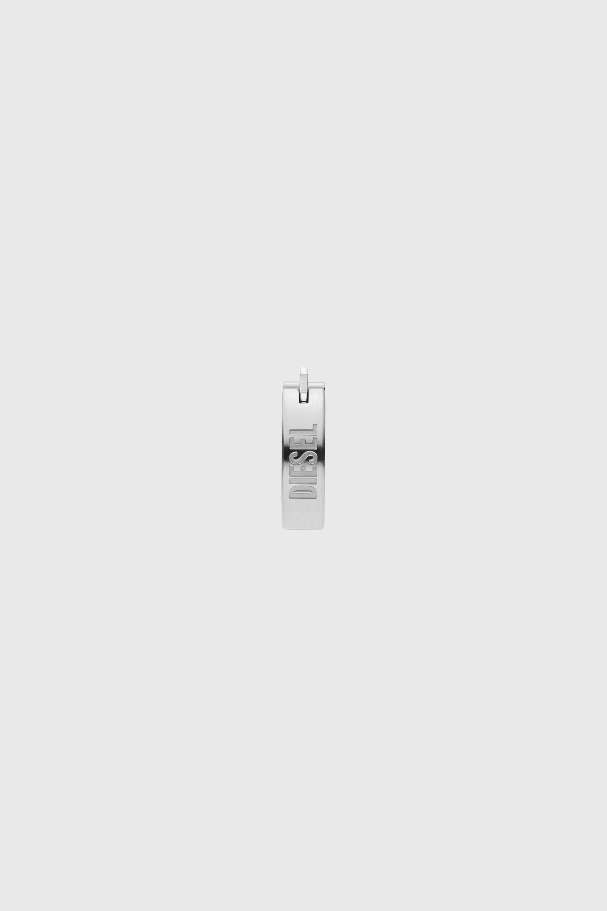 Diesel - DX1639040 JEWELLERY, Unisex Ohrring aus Edelstahl in Silber - 1