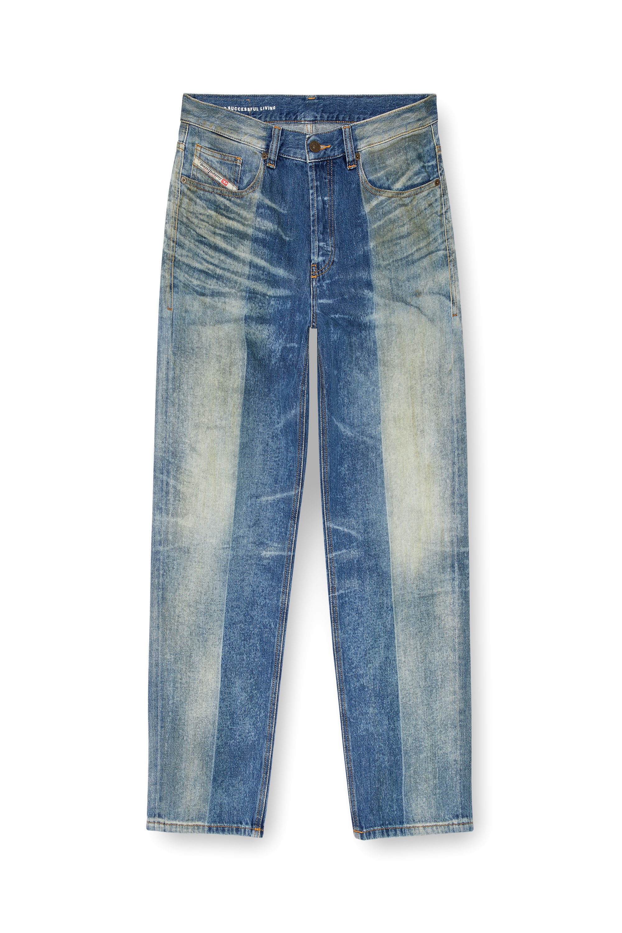 Diesel - Herren Straight Jeans 2010 D-Macs 09L04, Mittelblau - Image 6