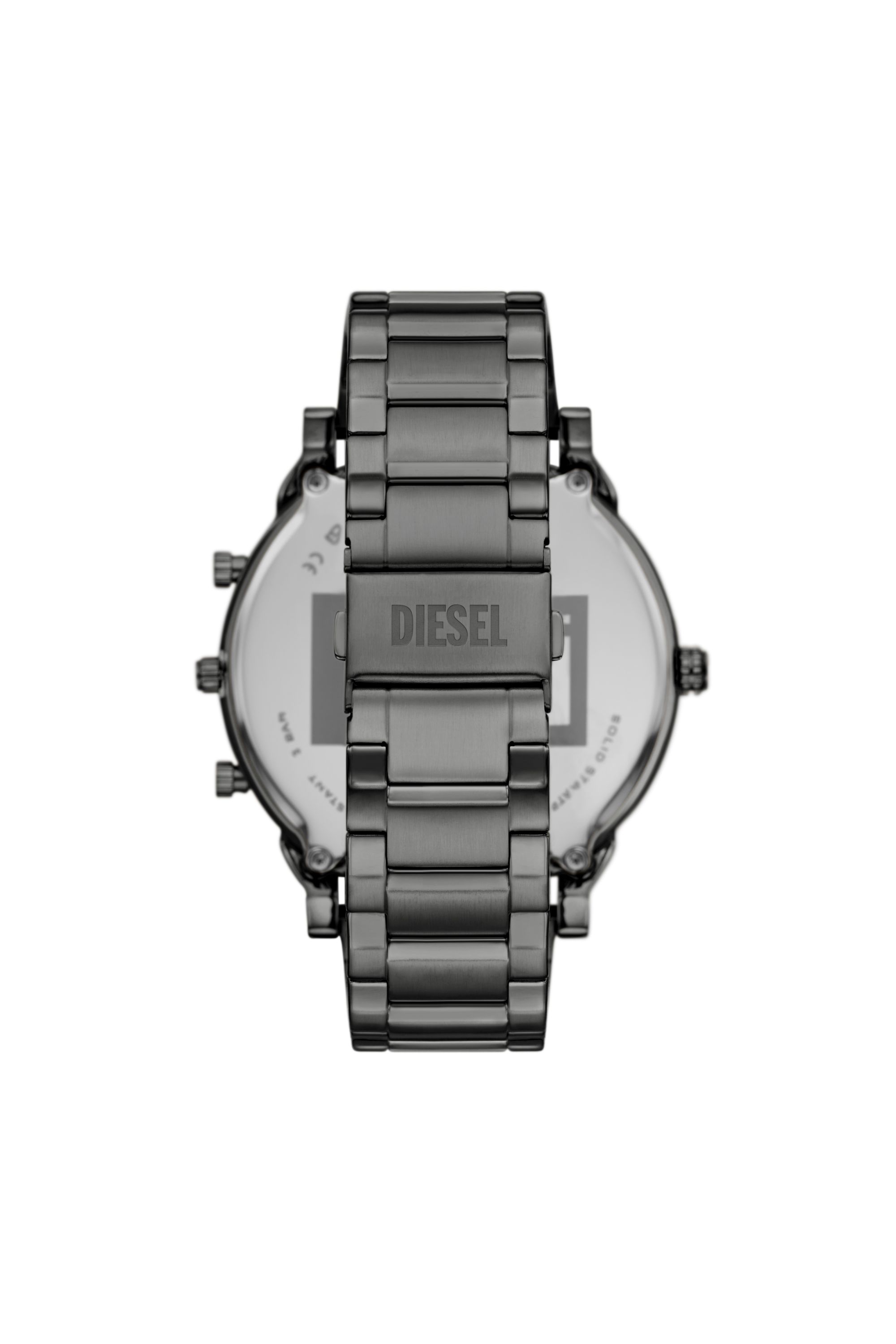 Diesel - DZ7488 WATCH, Herren Mr. Daddy Slim Uhr aus Edelstahl in Dunkelgrau - 2
