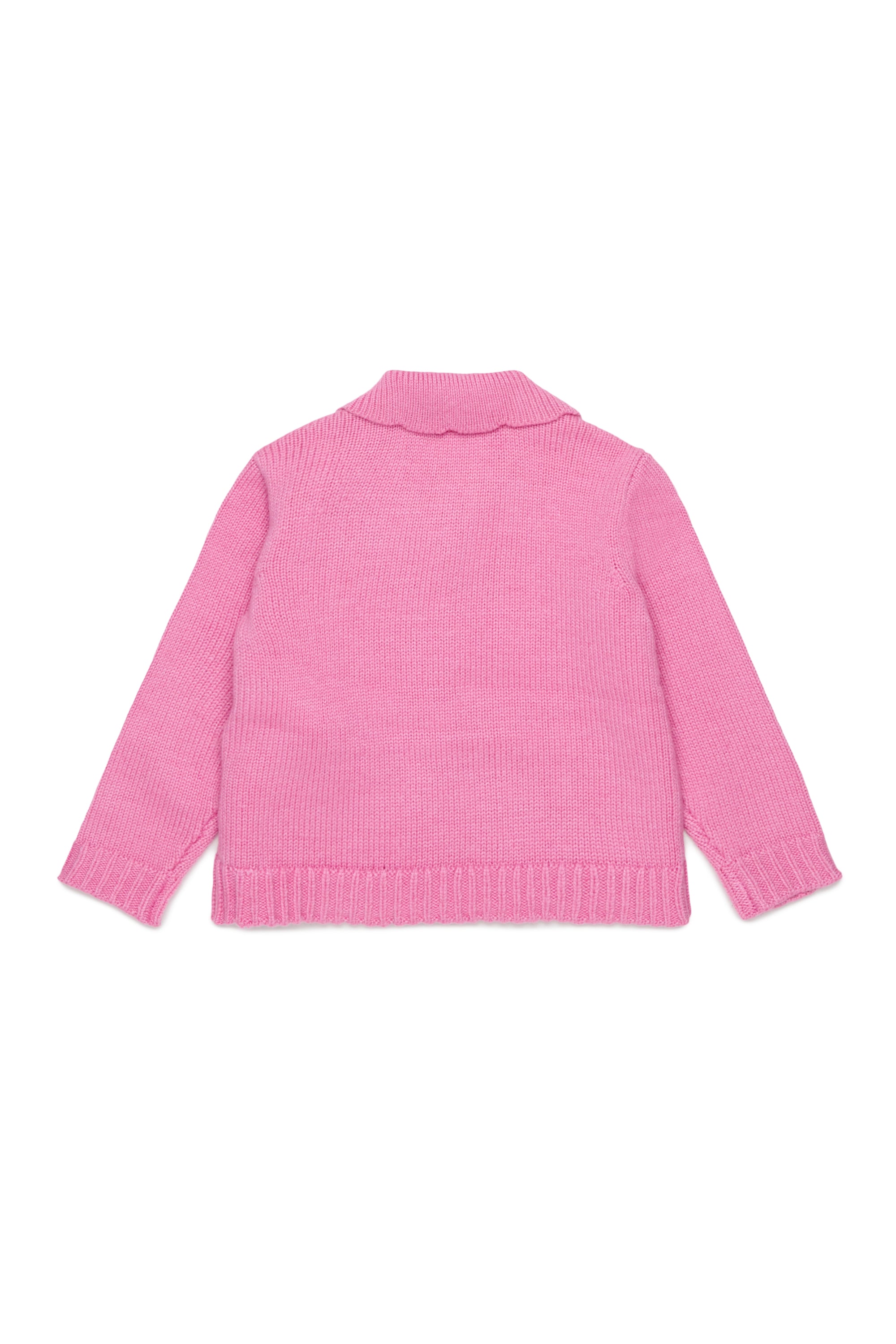 Diesel - KSCALOB, Damen Cardigan mit Kaschmiranteil und Muschelkragen in Rosa - 2