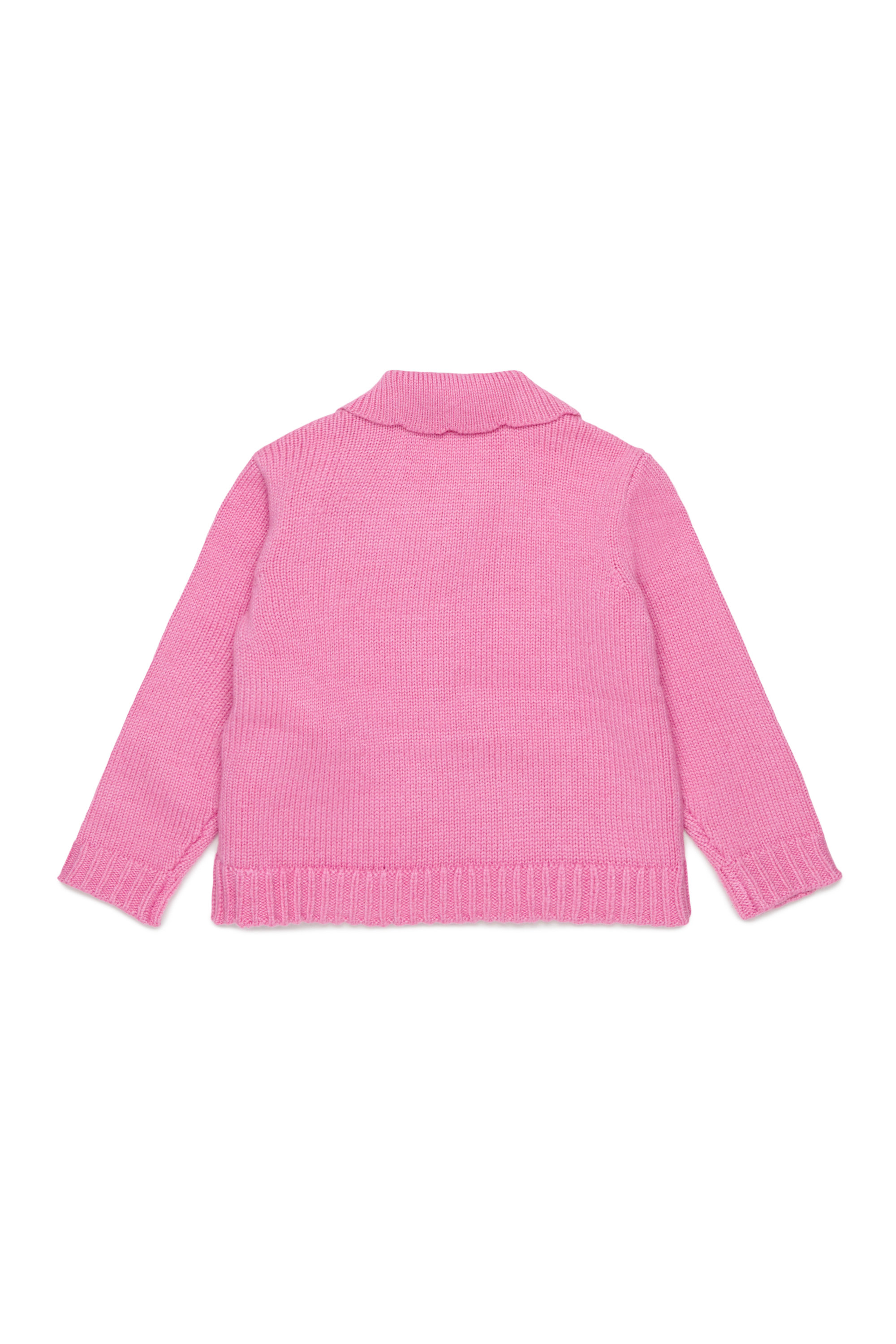 Diesel - KSCALOB, Damen Cardigan mit Kaschmiranteil und Muschelkragen in Rosa - 2