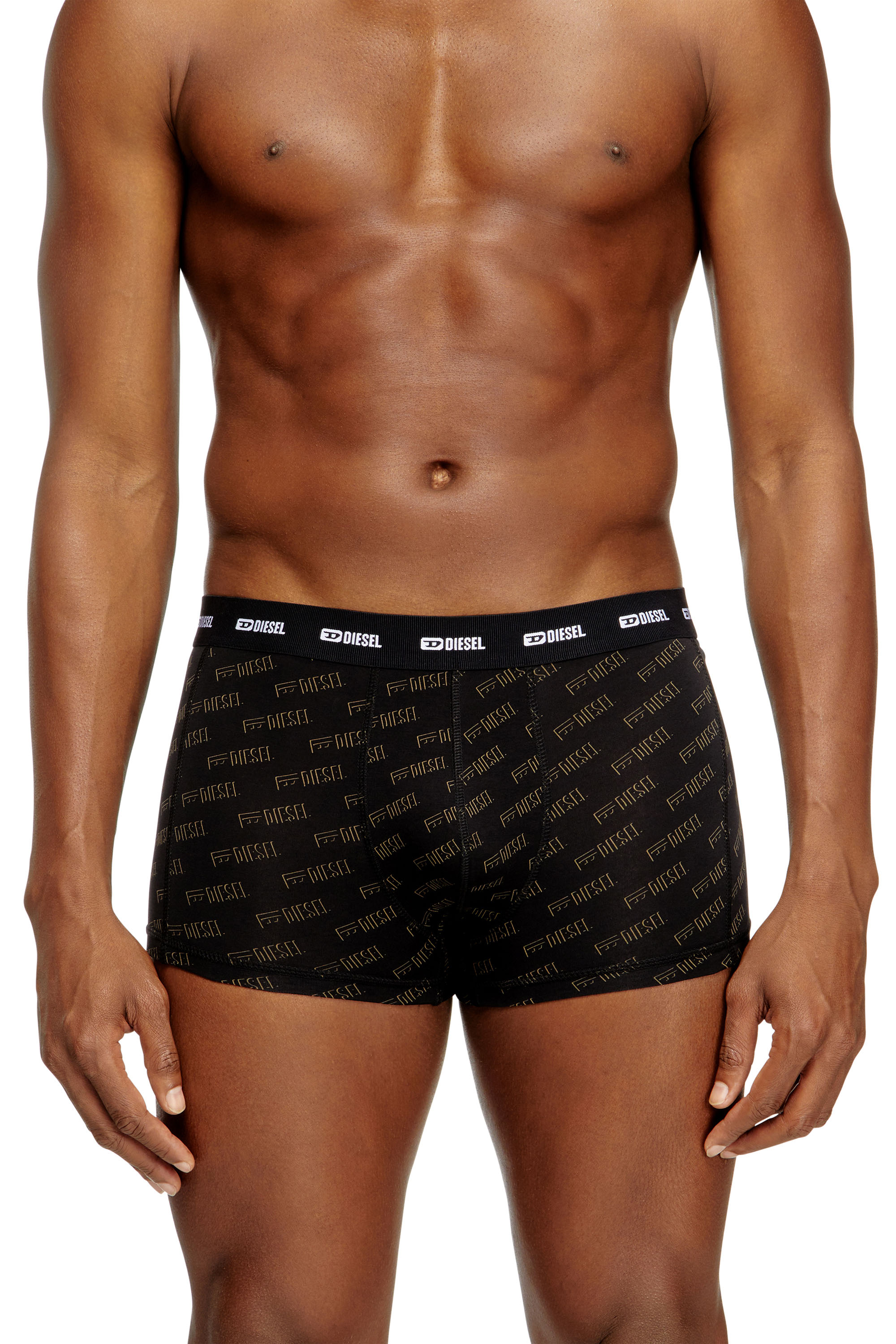 Diesel - DAMIEN-UTLT-3PACK, Herren Retropants im Dreierpack mit stilisiertem Logo in Schwarz - 1