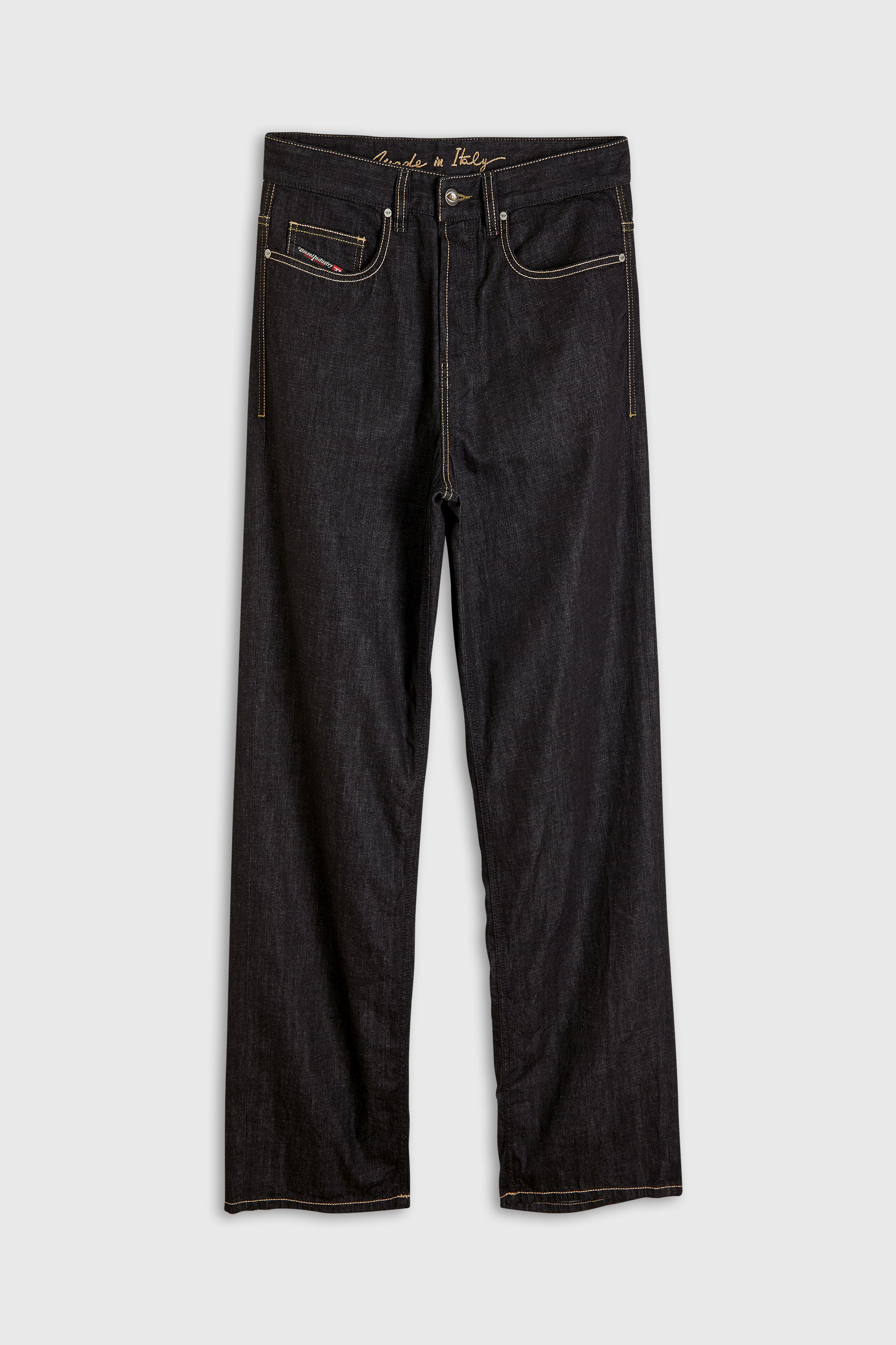 Diesel - Herren Relaxed Jeans 2001 D-Macro 09R42, Schwarz/Dunkelgrau - 2