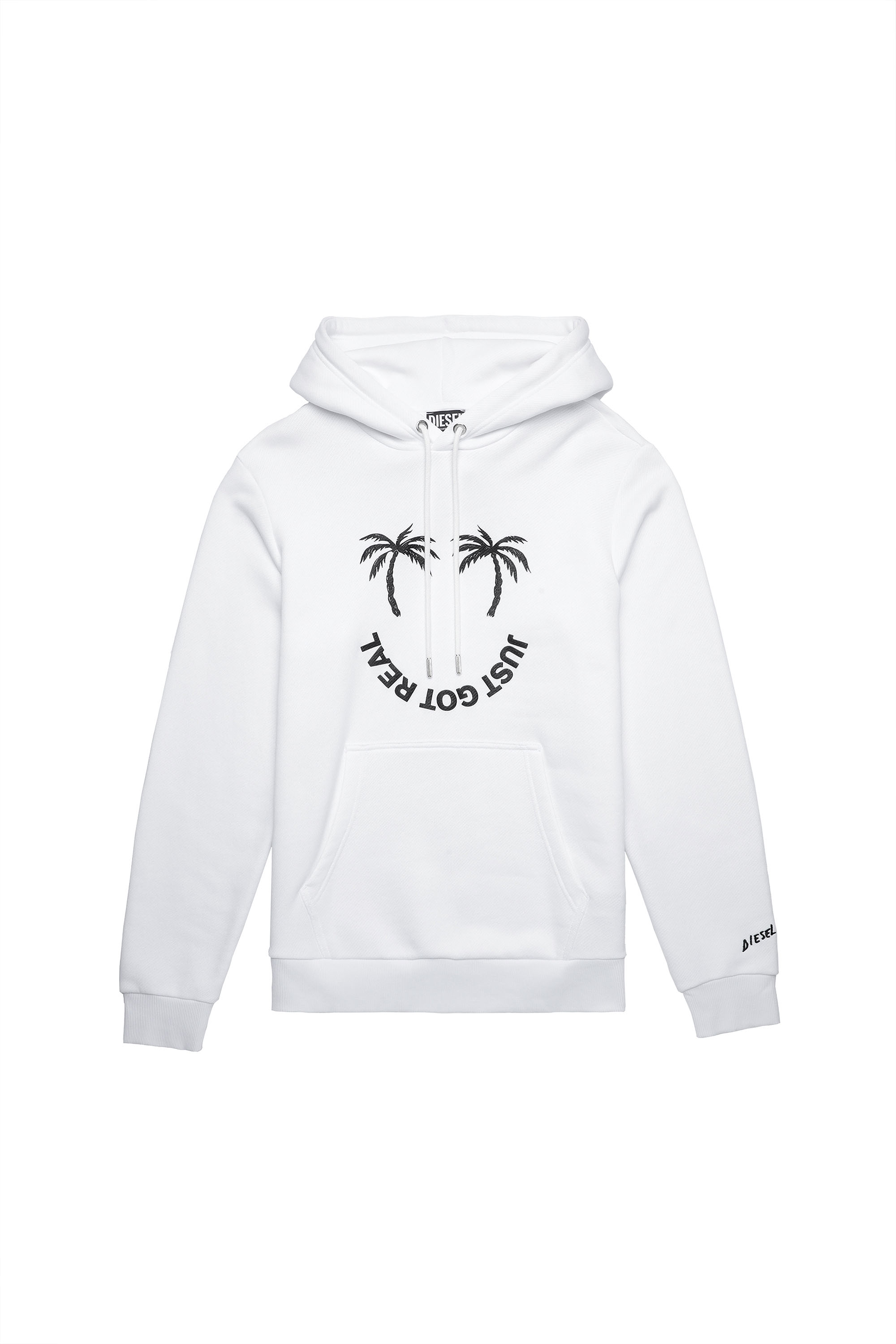 S-GIRK-HOOD-B1, Weiß - Sweatshirts