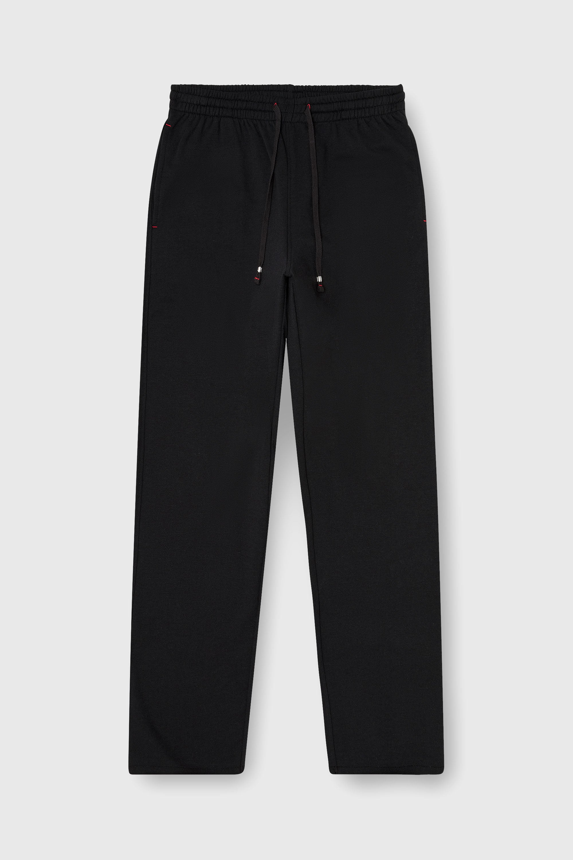 Diesel - INDRA-D-CORE, Damen Aufgeraute Sweathose mit offenen S&auml;umen in Schwarz - 2