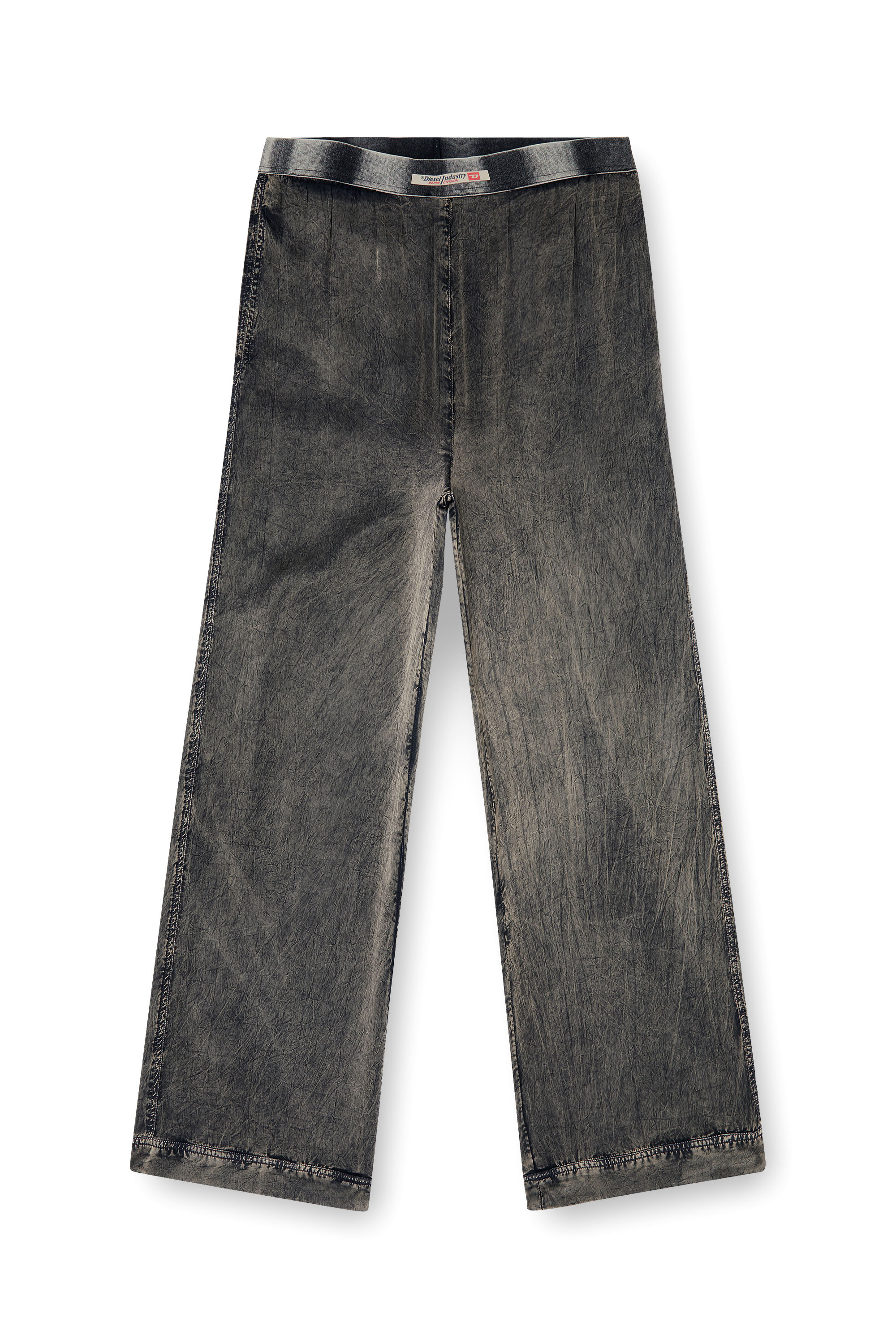 Diesel - ZAYNE-DNM, Herren Viskosehose mit flie&szlig;ender Passform in Dunkelgrau - 4
