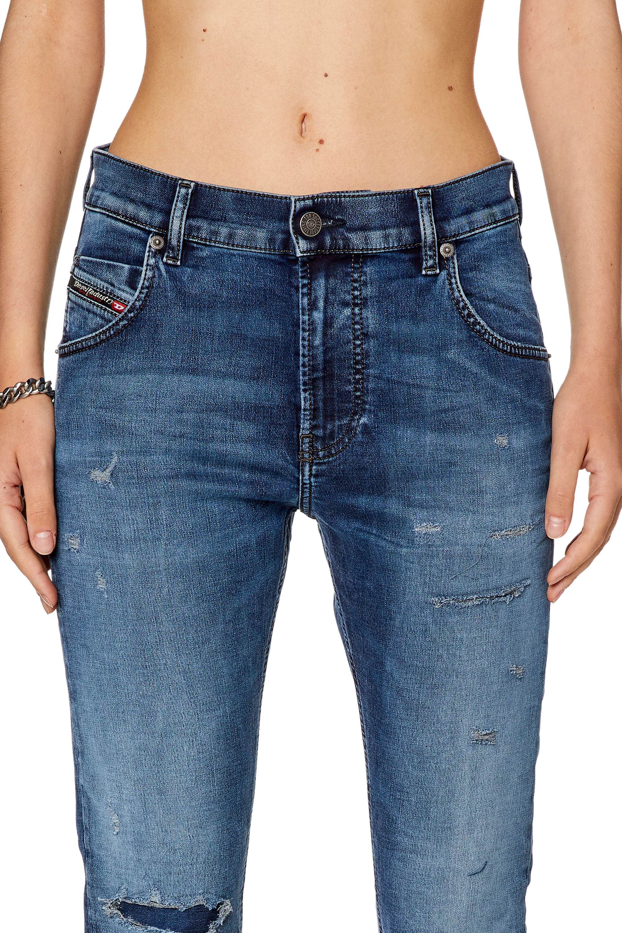 Diesel - Boyfriend Krailey JoggJeans® E9H11, Dunkelblau - Image 3