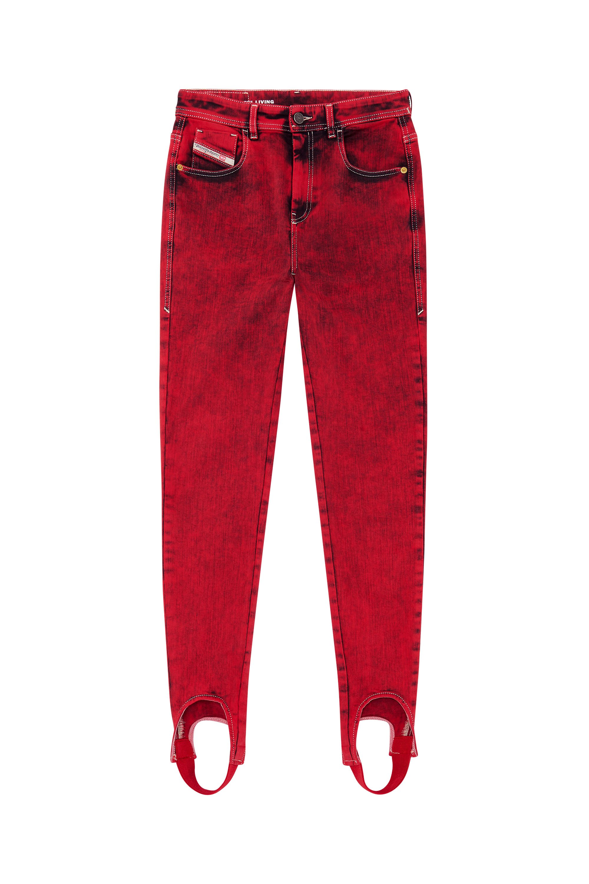 Diesel - SLANDY JoggJeans® 09D36 Super skinny Jeans, Rot - Image 6