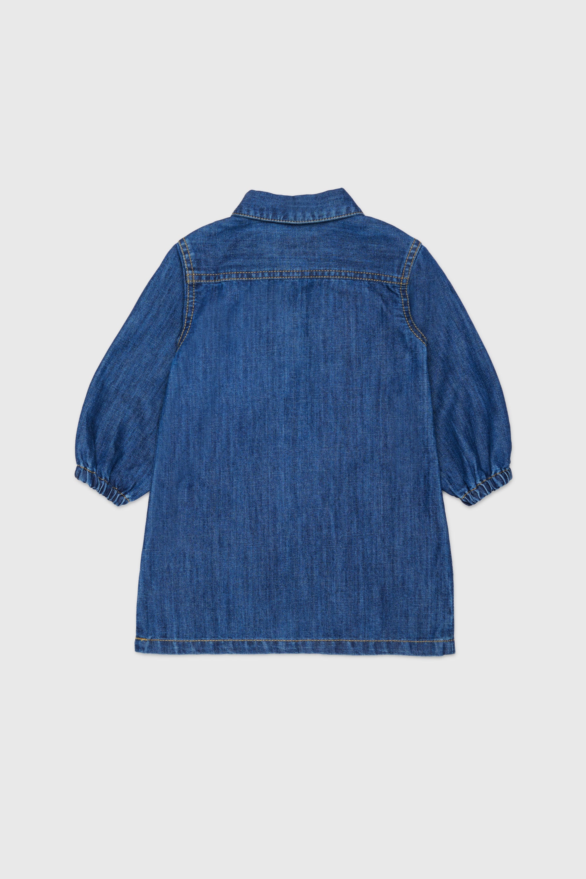 Diesel - DELBIB, Damen Jeanskleid mit Oval D Logo-Stickerei in Mittelblau - 3