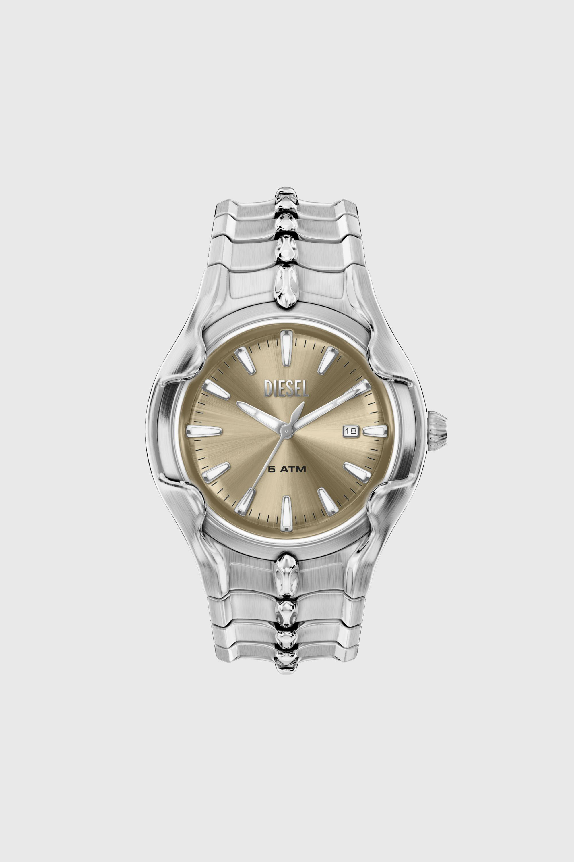 Diesel - DZ2234 WATCH, Herren Vert Drei Edelstahlarmbanduhr in Silber - 1