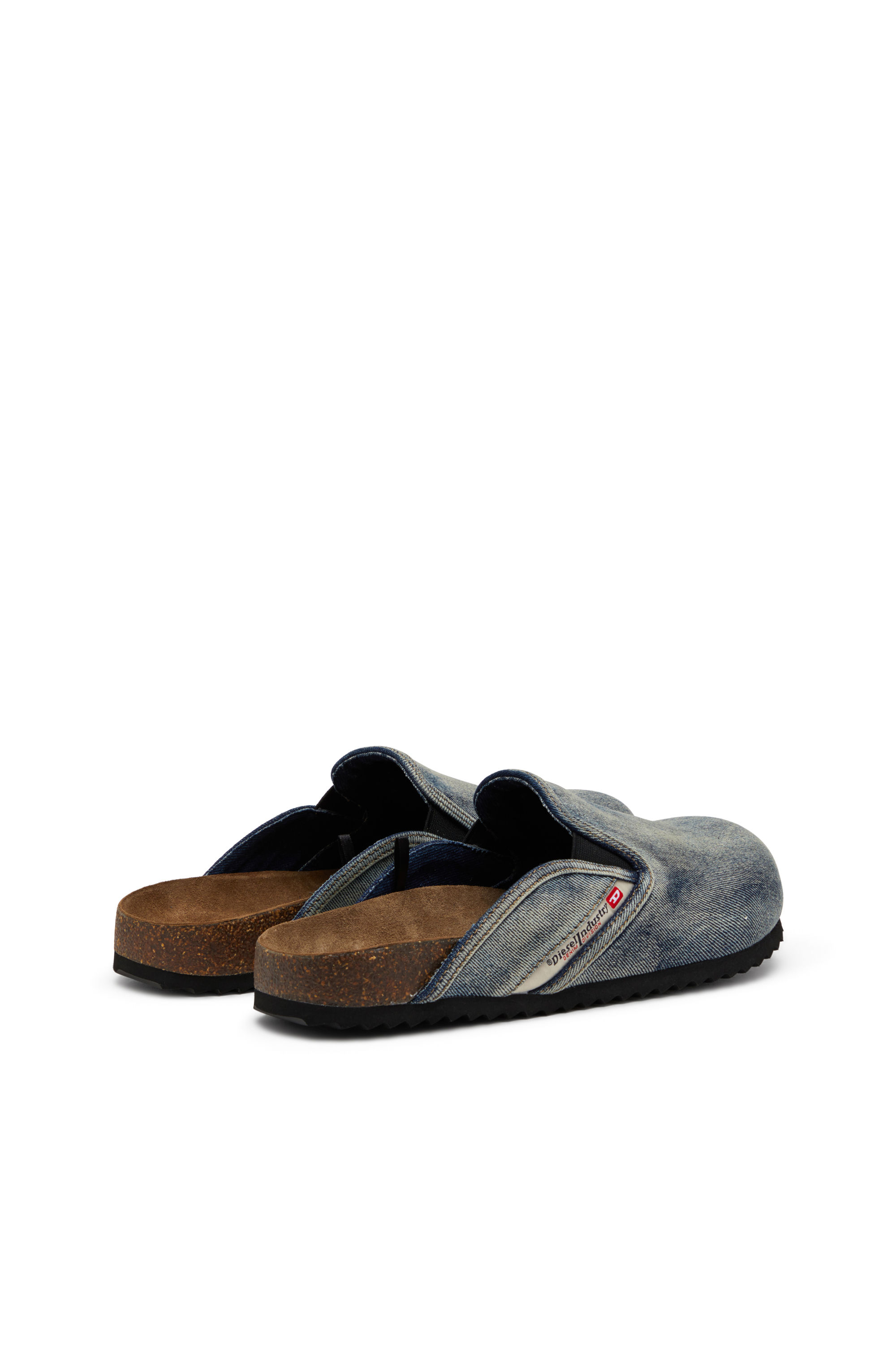 Diesel - D-WOODSTOCK SLIP-ON, Herren Mules aus Denim in Dunkelblau - 4