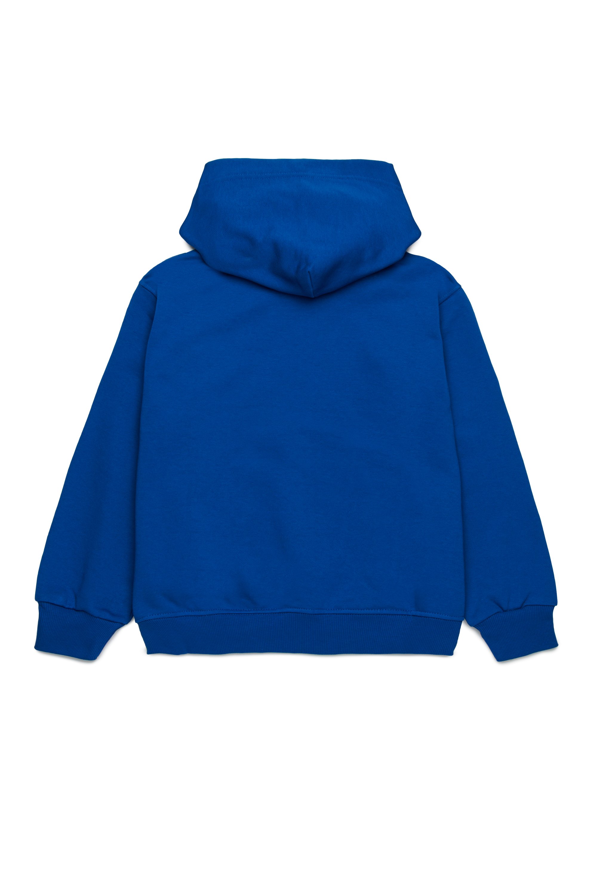 Diesel - SGINNHOODL5 OVER, Herren Hoodie mit verschmiertem Logo in Blau - 2