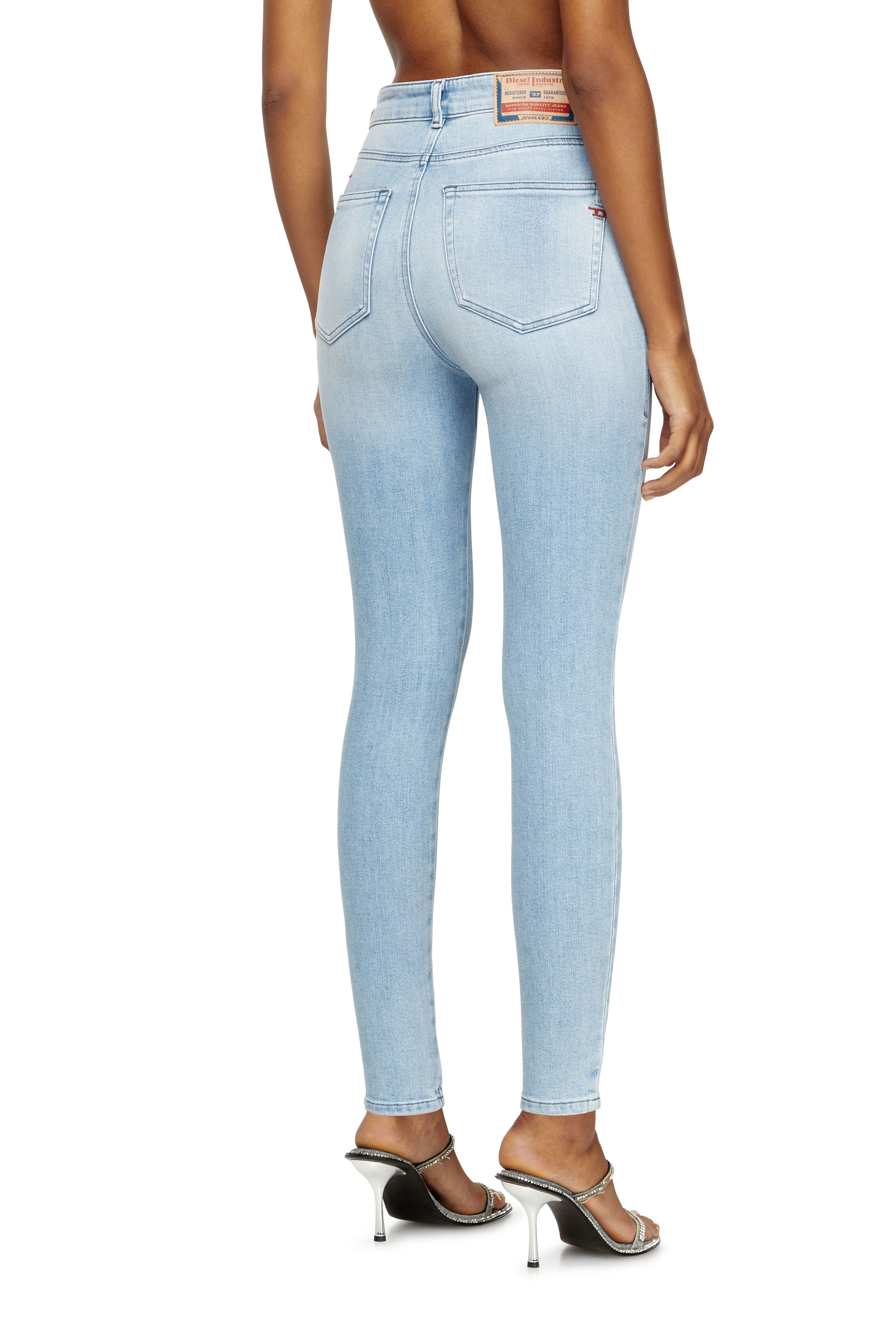 Diesel - Damen Skinny Jeans 1984 Slandy-High 09M05, Hellblau - 4