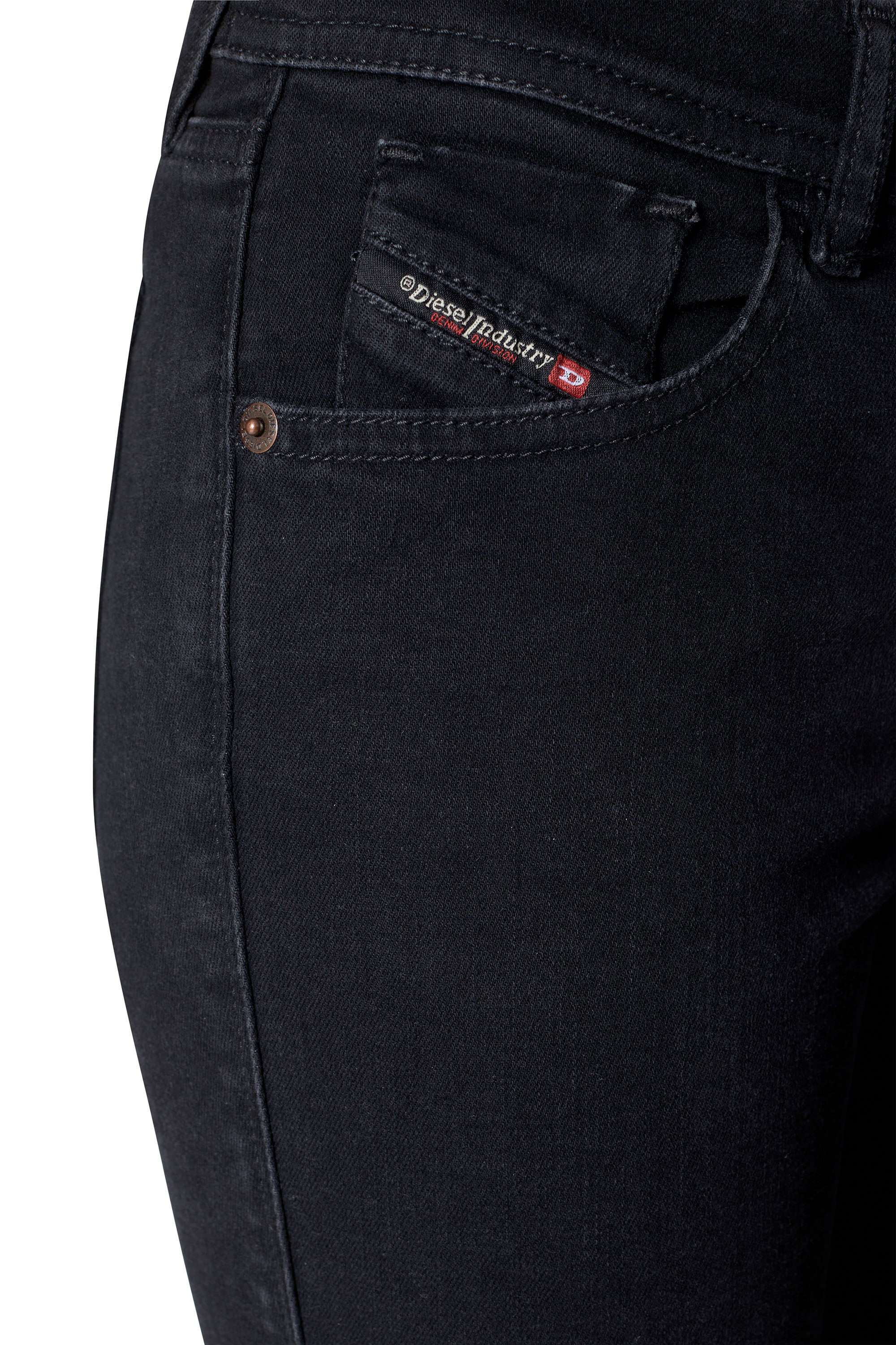 Diesel - 2018 SLANDY-LOW Z69VW Super skinny Jeans, Schwarz/Dunkelgrau - Image 3