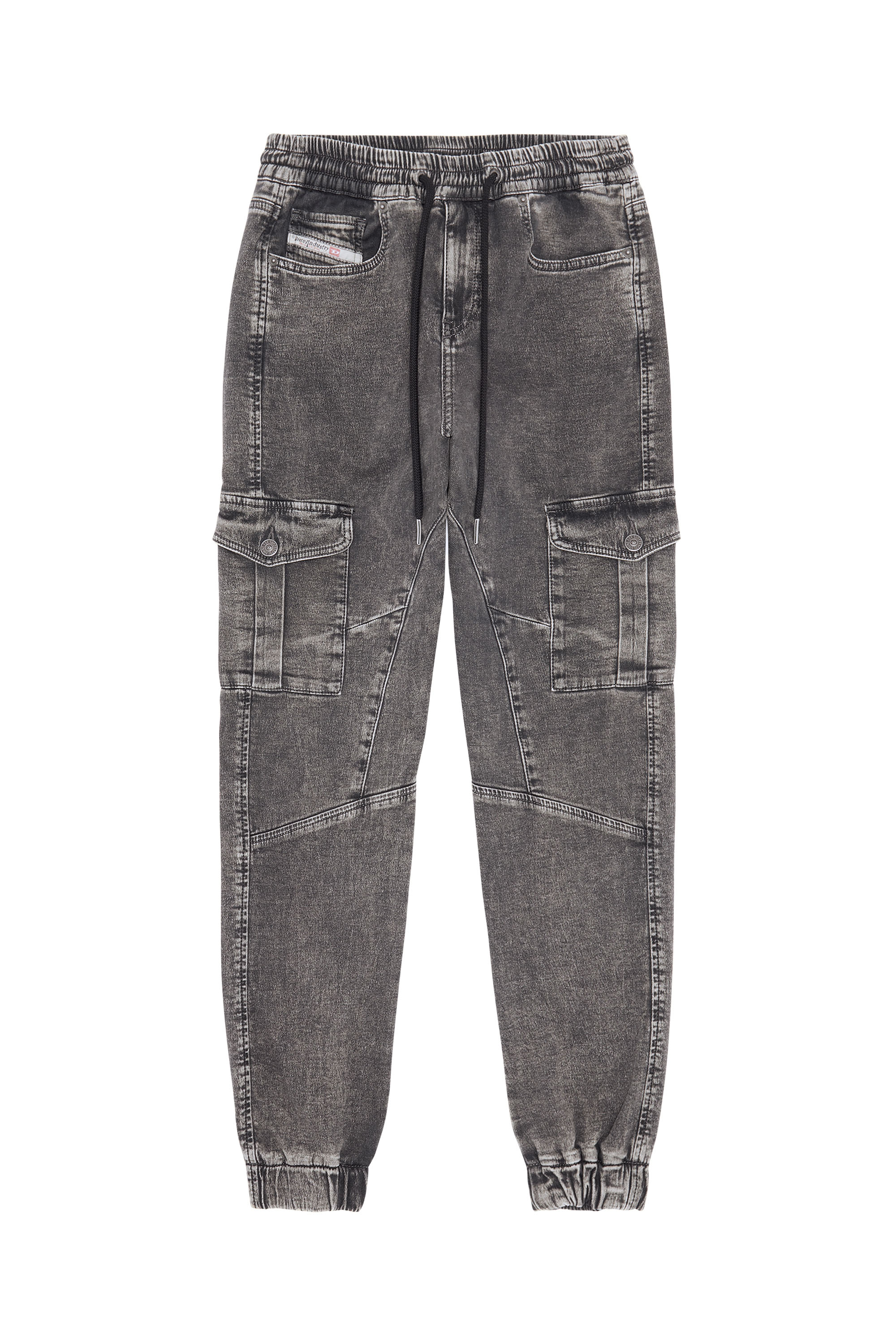 Diesel - Slim D-Ursy Track Denim 069ZF, Schwarz/Dunkelgrau - Image 6