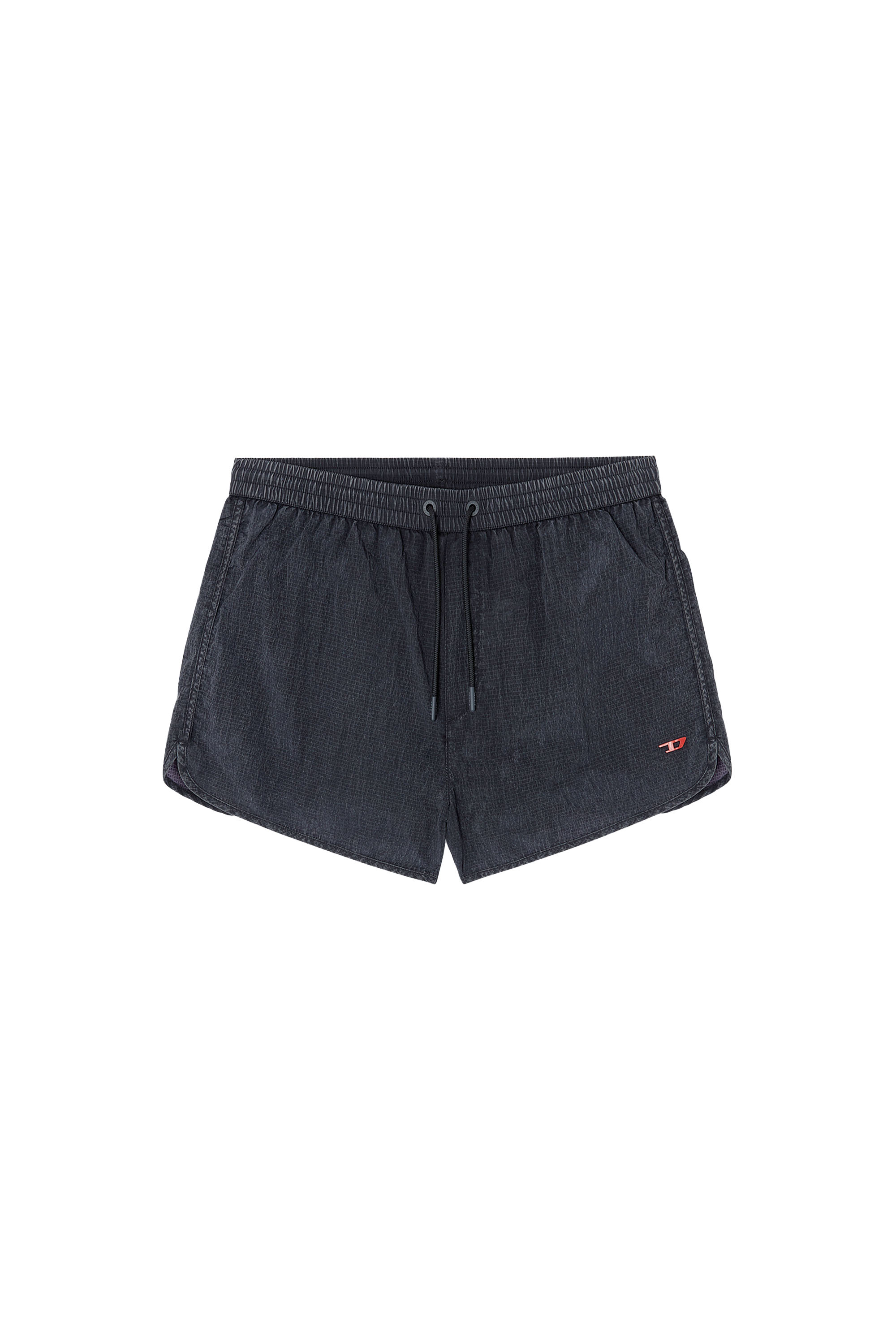 Diesel - OLIVER-30-D-POP, Herren Badeshorts aus behandeltem Ripstop in Schwarz - 4