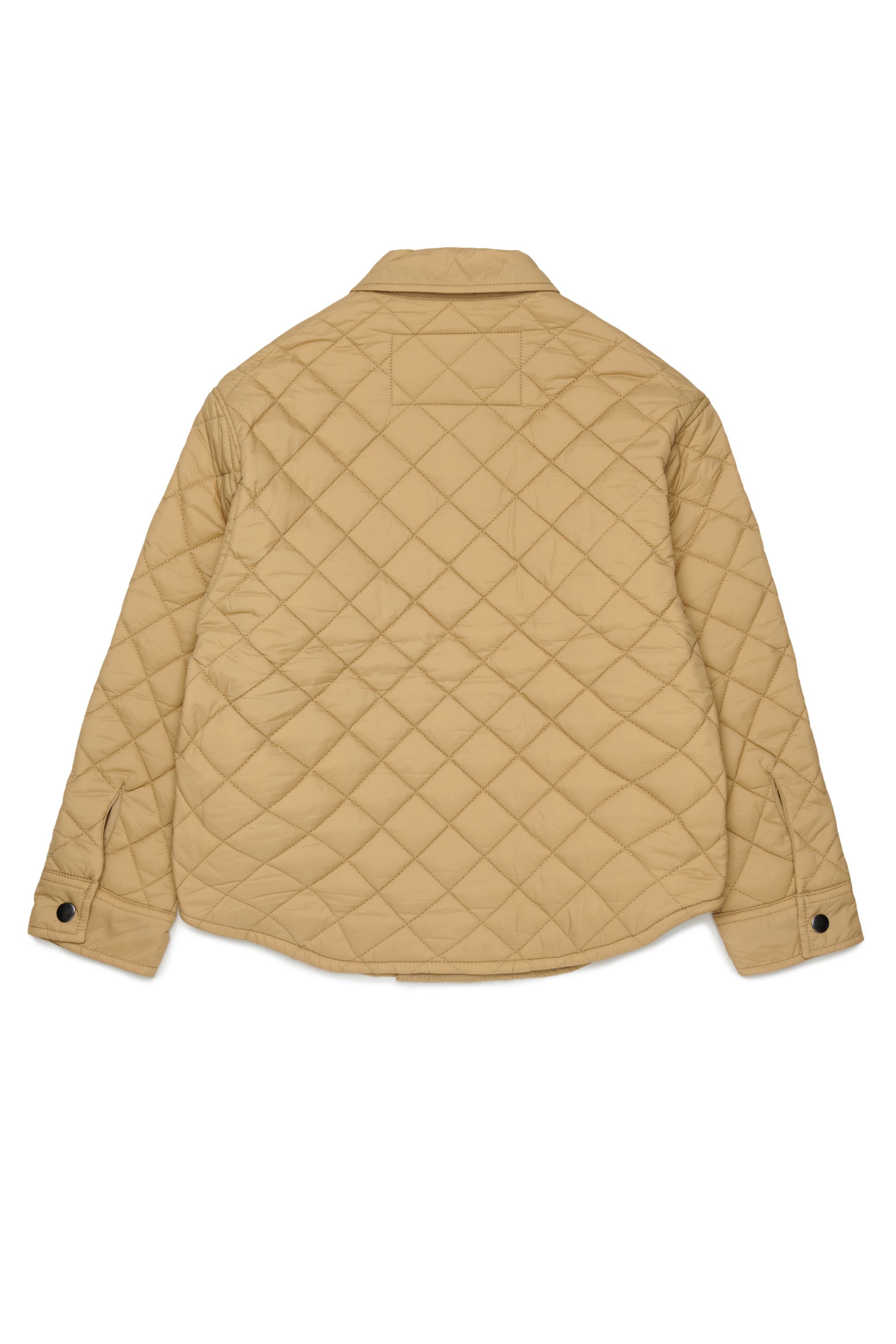 Diesel - JMONTY, Unisex Hemdjacke aus gestepptem Nylon in Braun - 2