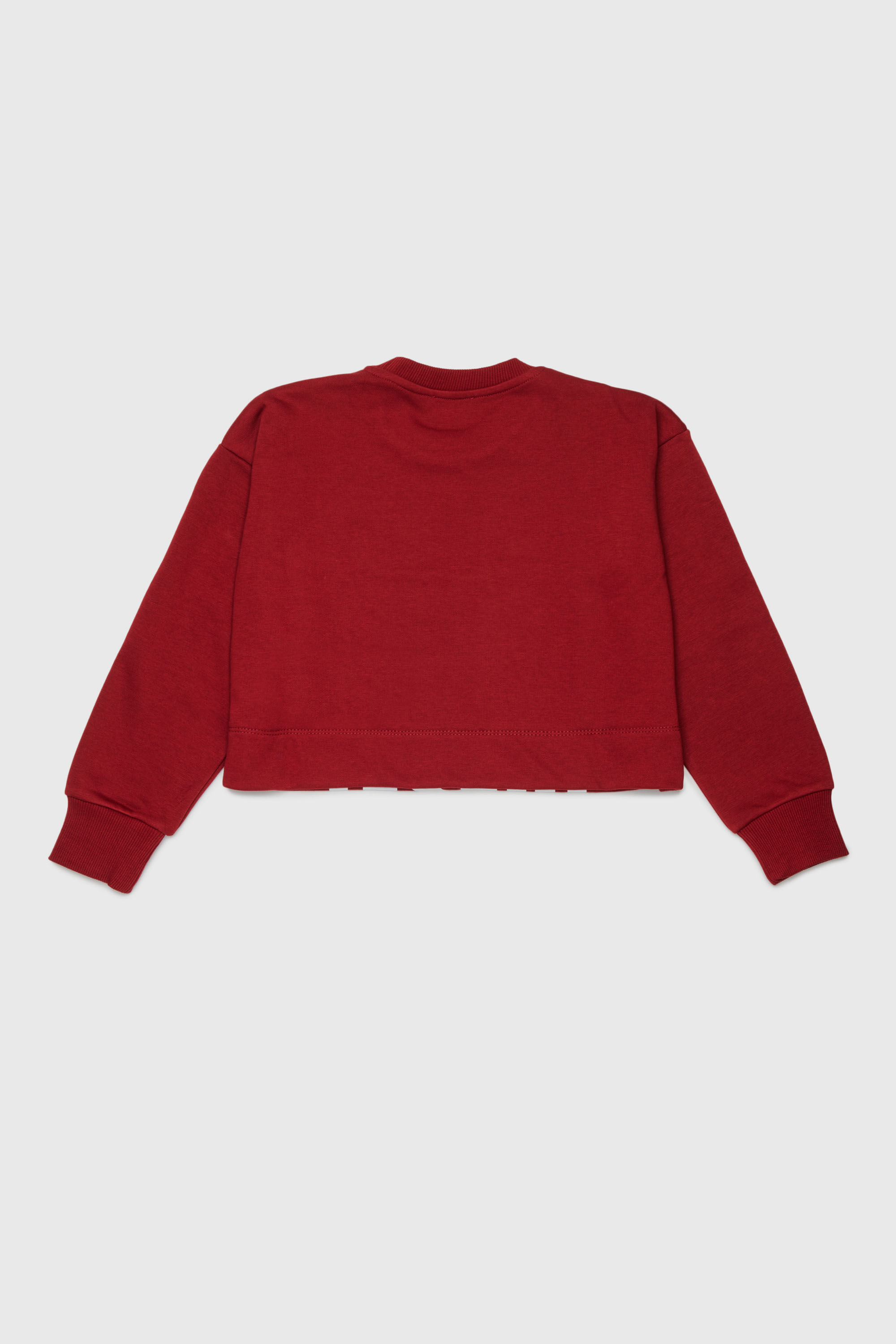 Diesel - SCEFY, Damen Sweatshirt mit abgeschnittenem Logo in Rot - 2