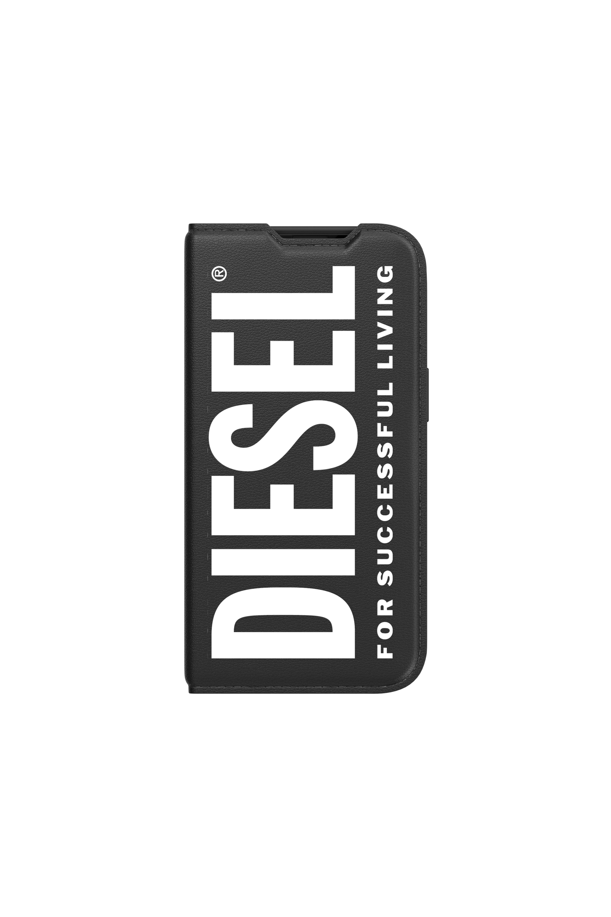 Diesel - 50260 BOOKLET CASE, Unisex Booklet Case für iPhone 14 in Schwarz - Image 2