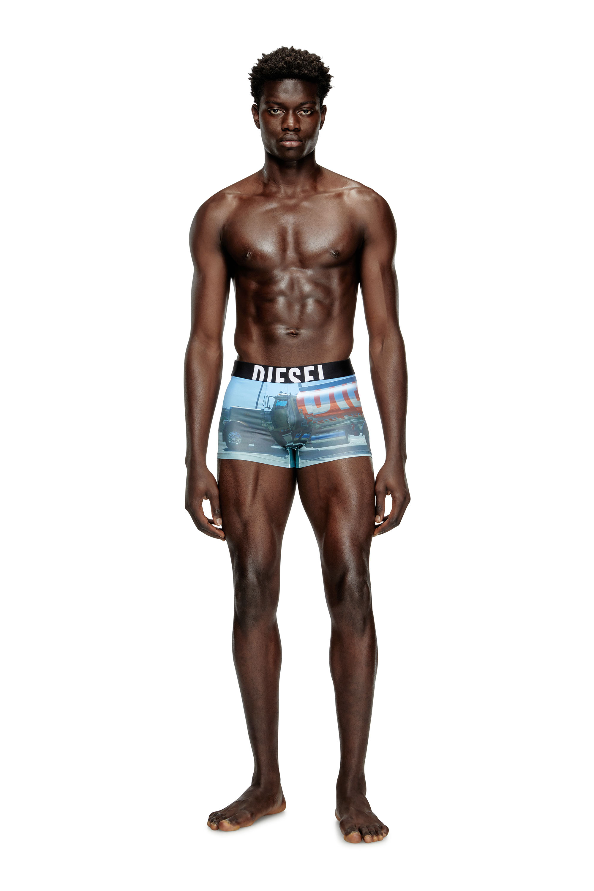 Diesel - DAMIEN-D-POP-40, Herren Retropants mit Pop-Print in Weiß - 1