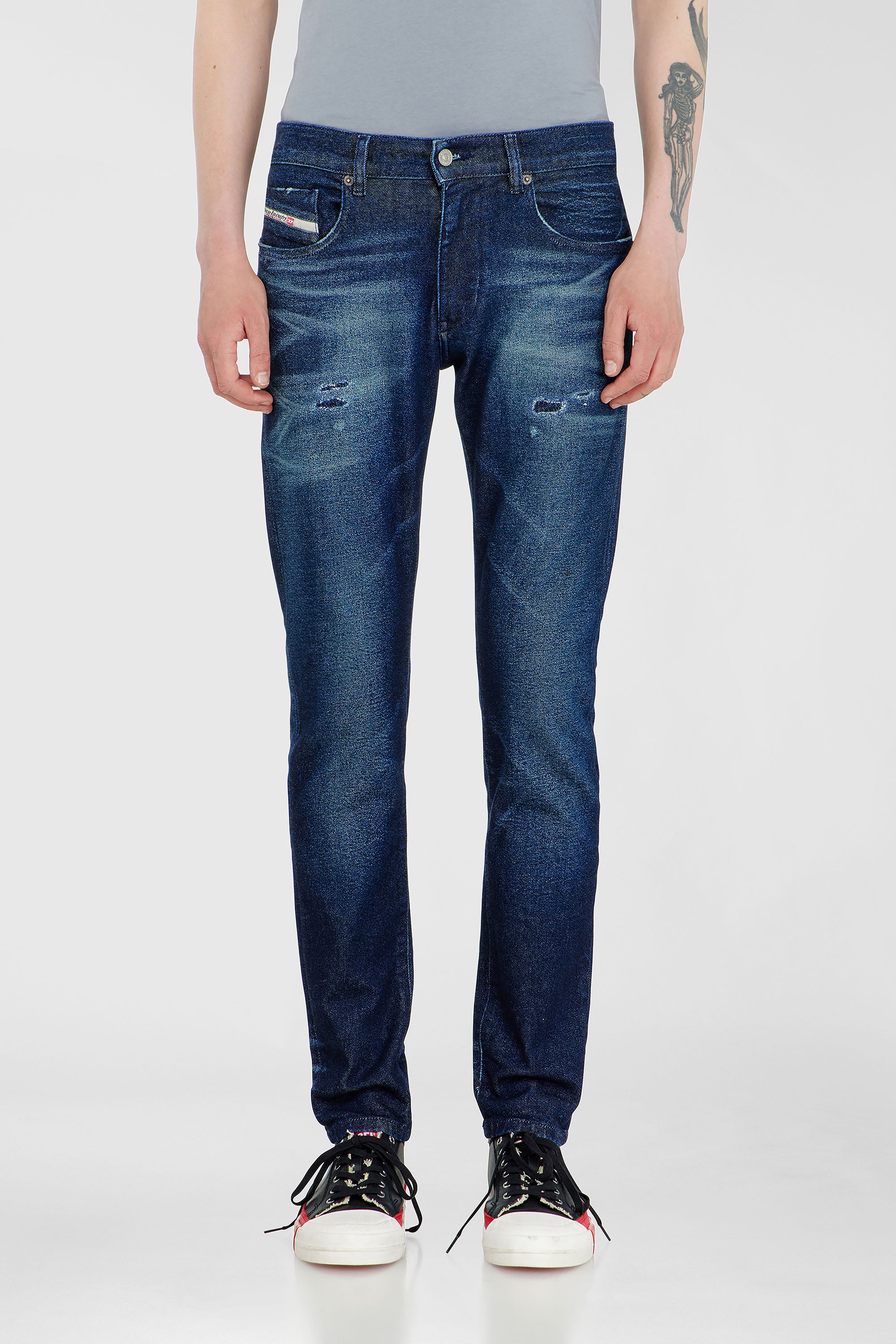 Diesel - Herren Slim Jeans 2019 D-Strukt 0KBBU, Dunkelblau - 1
