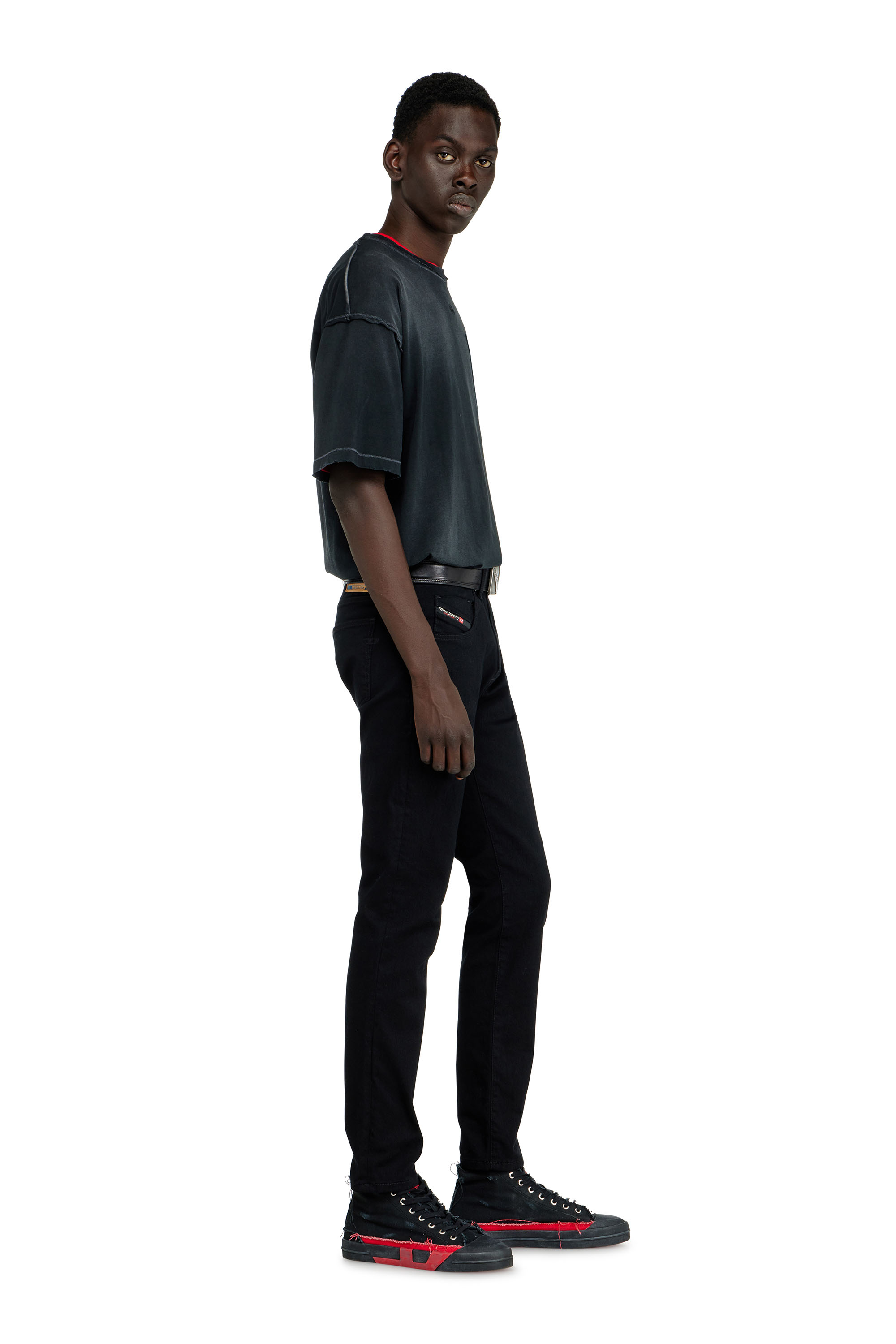 Diesel - Herren Slim Jeans 2019 D-Strukt 069YP, Schwarz/Dunkelgrau - 2