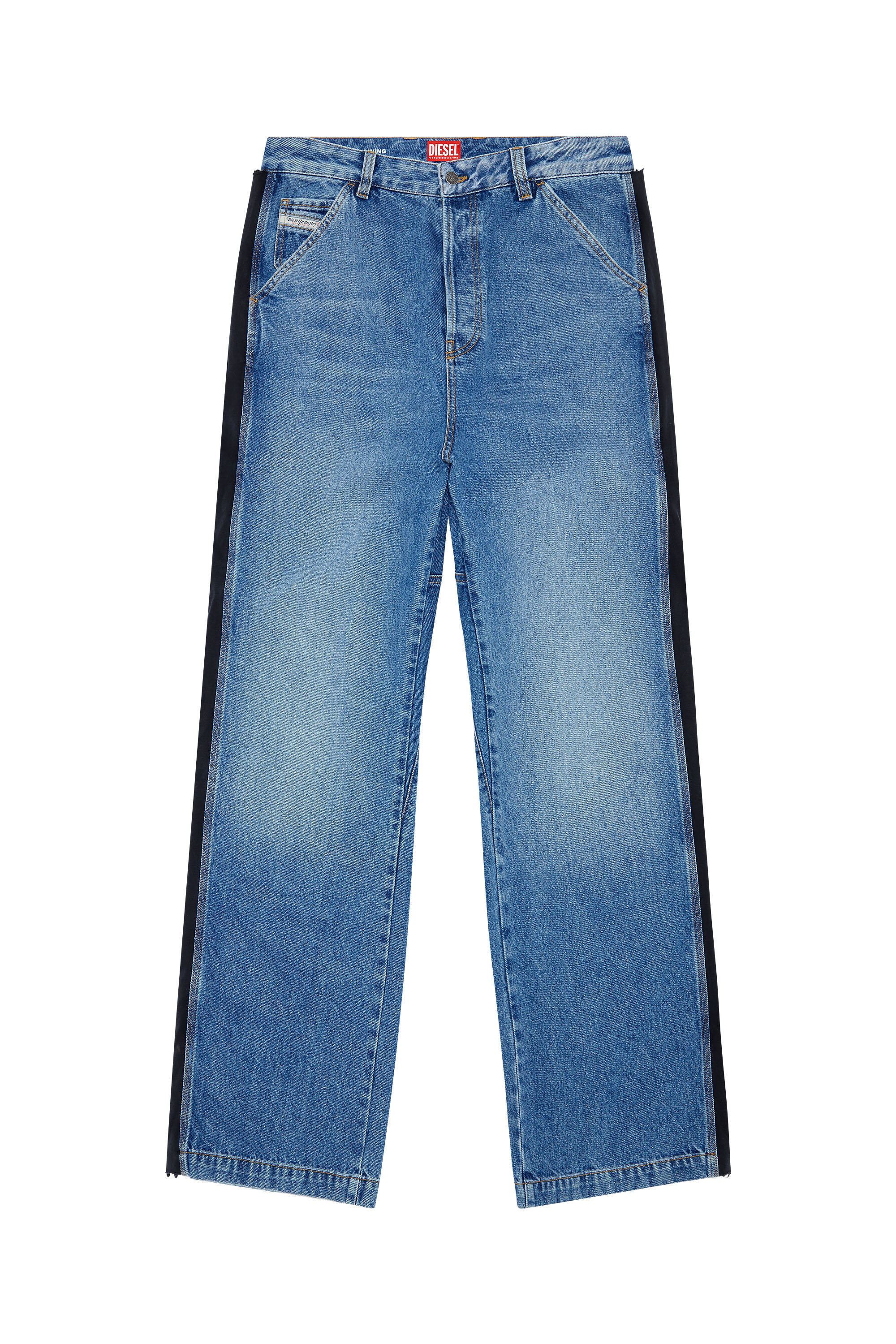 Diesel - D-Livery 0HJAV Straight Jeans, Mittelblau - Image 5