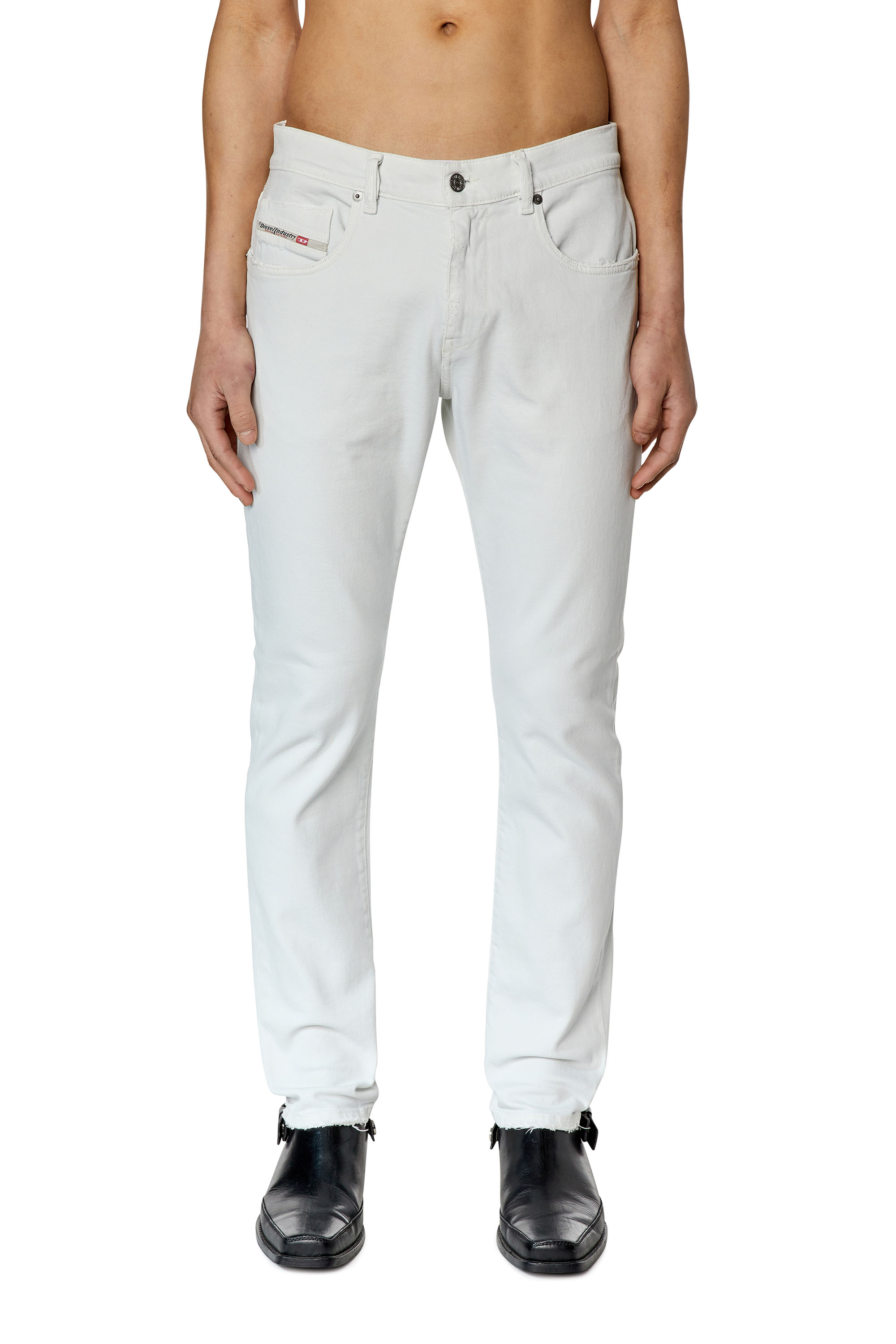 Diesel - Slim Jeans 2019 D-Strukt 09F26, Weiß - Image 1